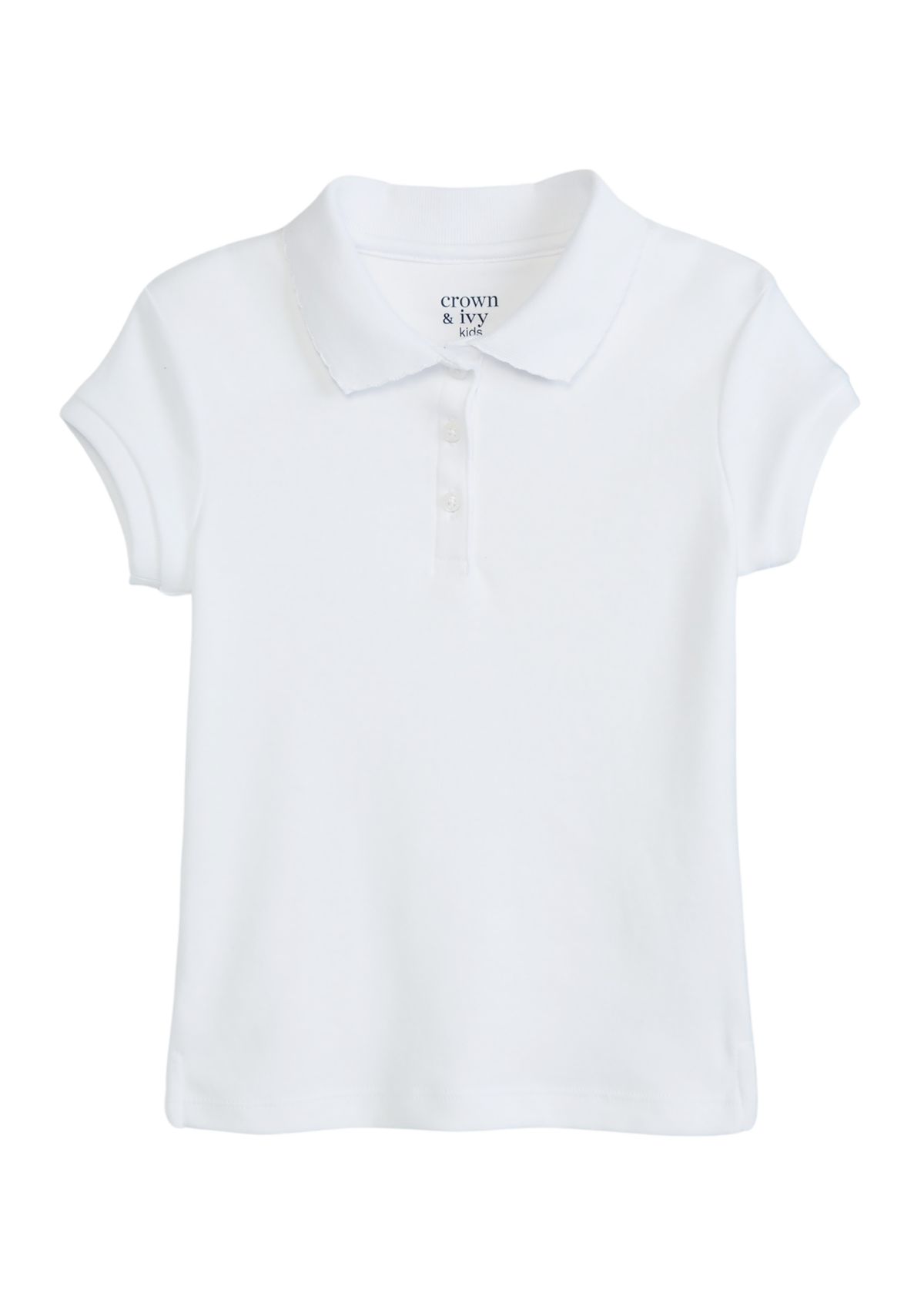 Girls 4-6x Interlock Polo Shirt