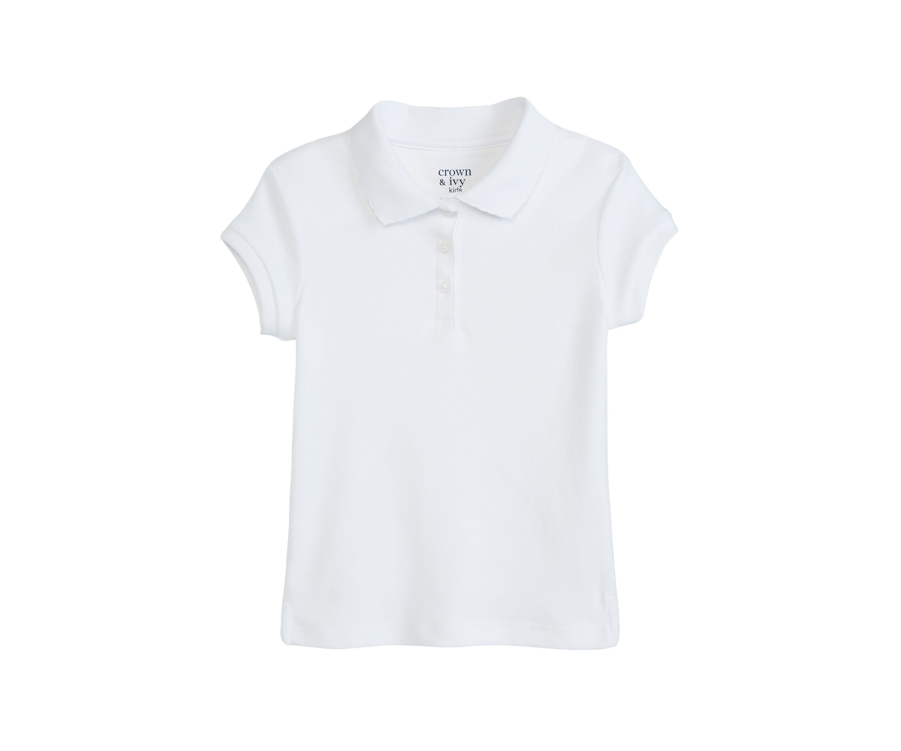 Girls 4-6x Interlock Polo Shirt