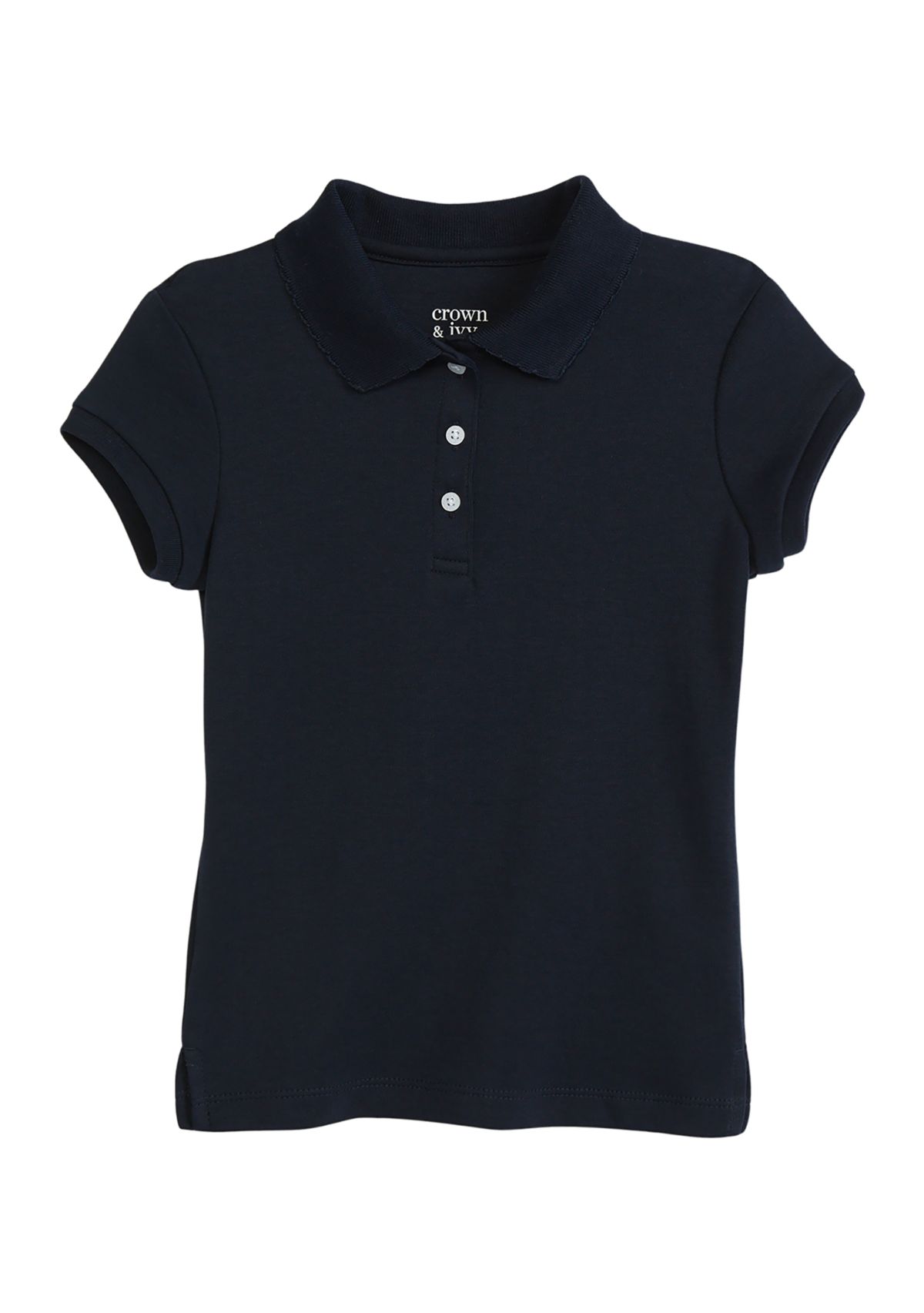 Girls 4-6x Interlock Polo Shirt