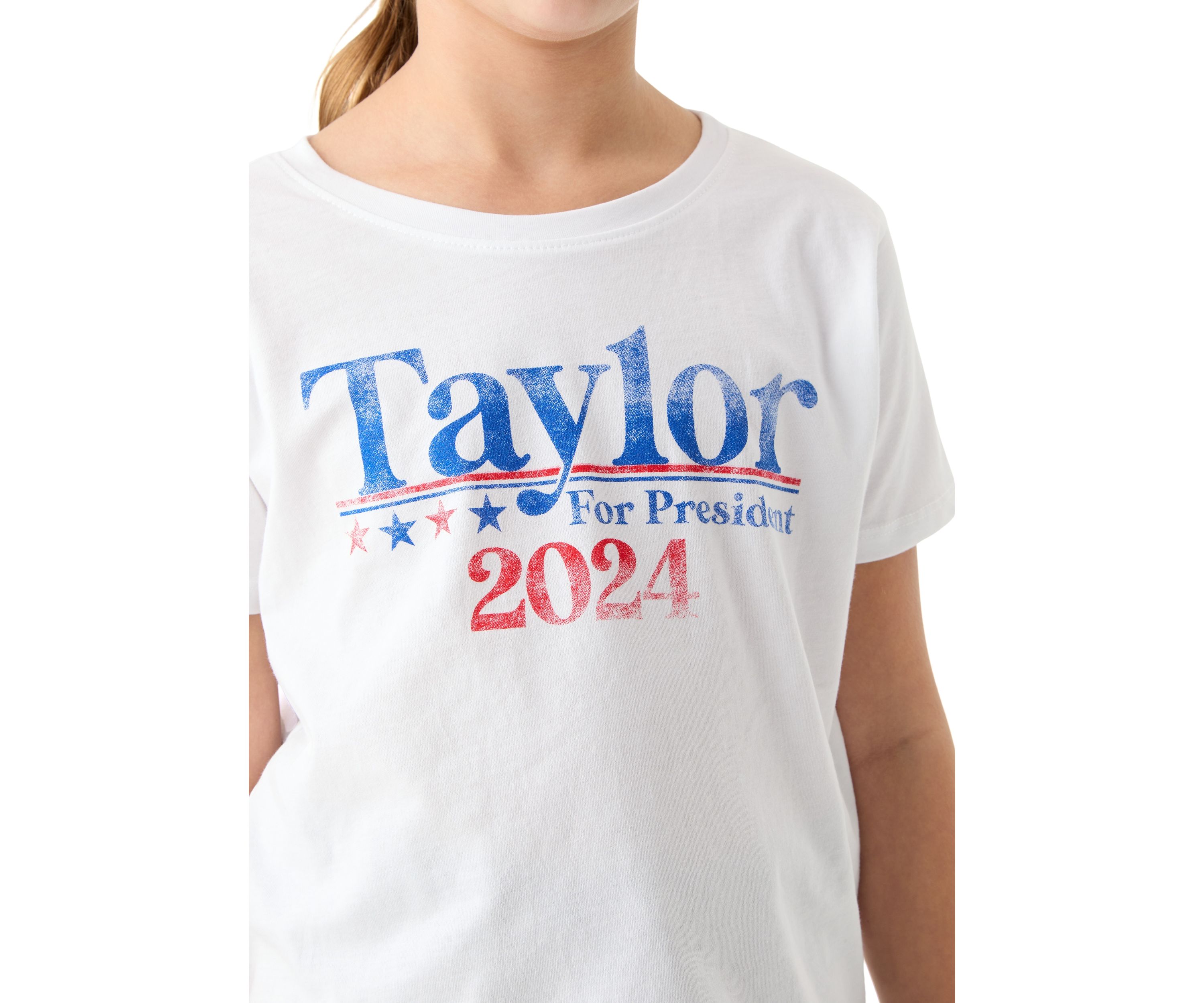 Girls 7-16 President Short Sleeve Graphic T-Shirt