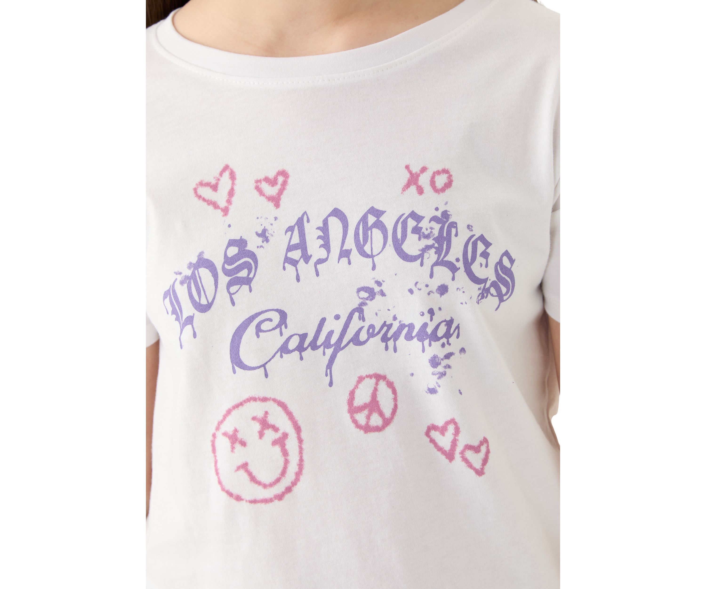 Girls 10-18 Los Angeles Graphic T-Shirt