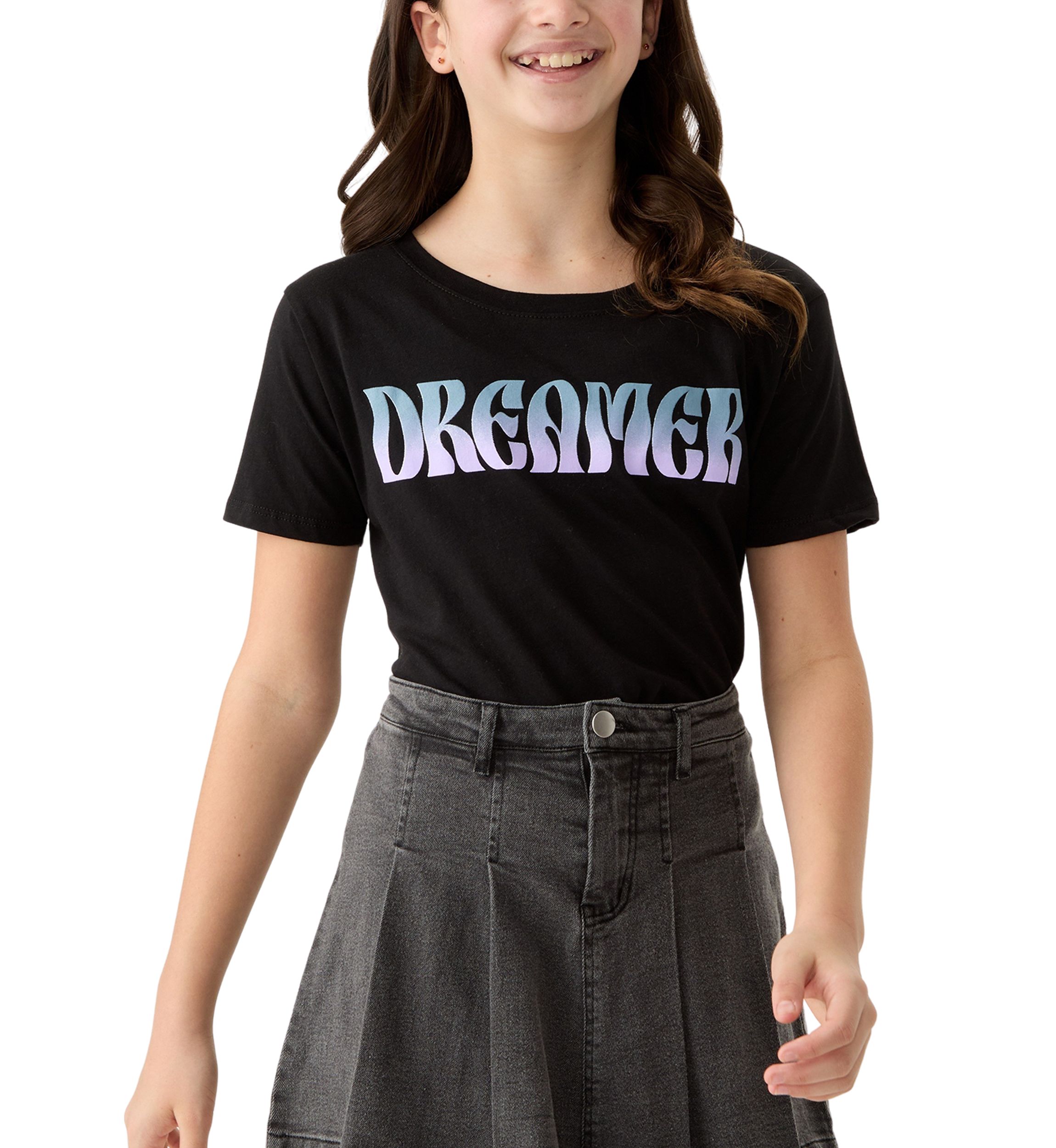 Girls 10-18 Ombré Dreamer Graphic T-Shirt