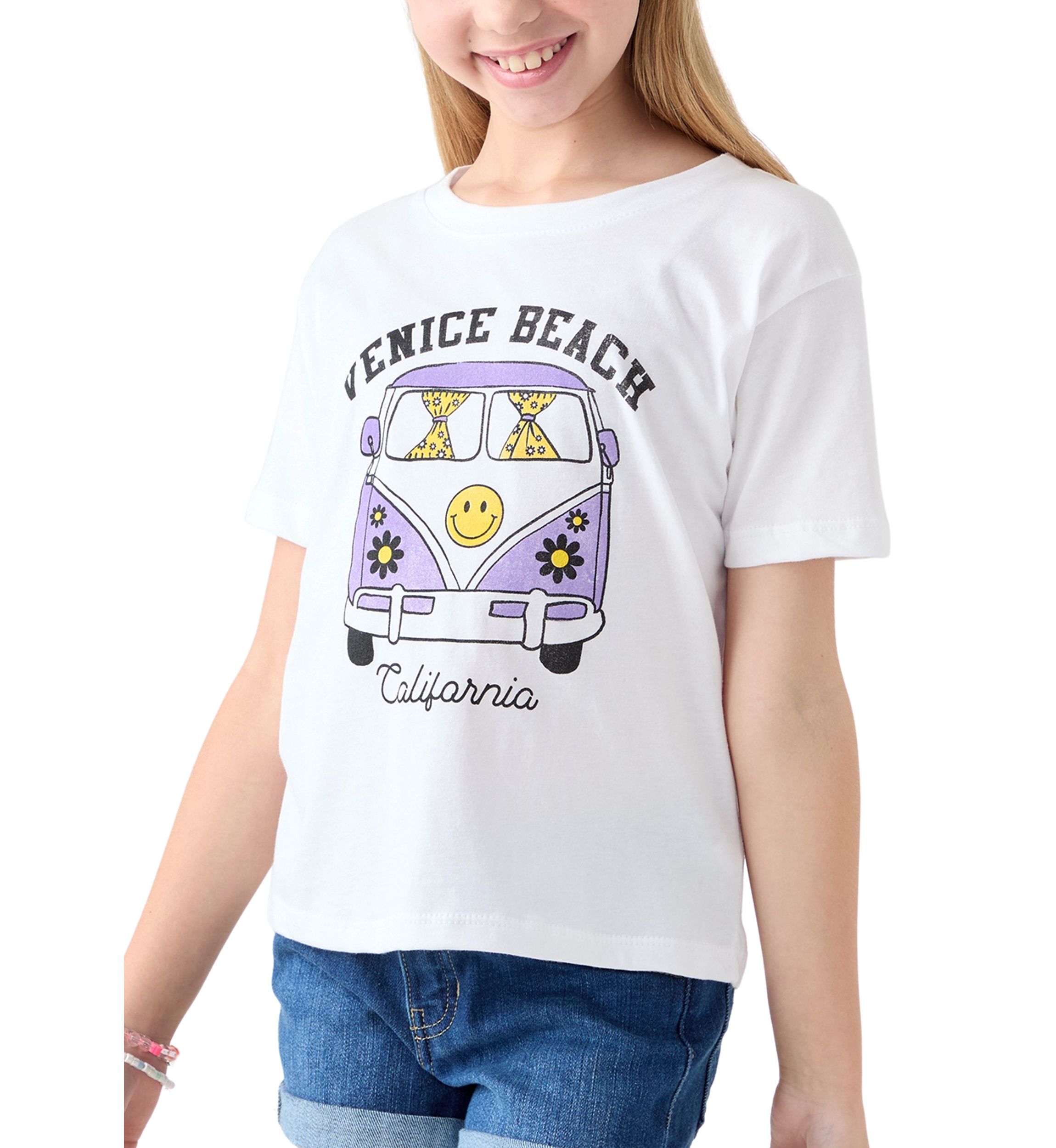Girls 7-16 Venice Beach RV Graphic T-Shirt 