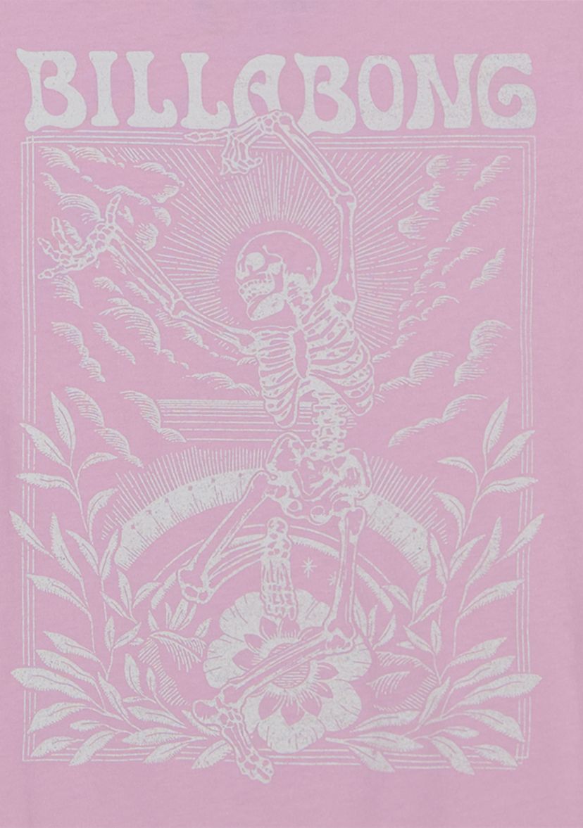 Girls 7-16 Short Sleeve Skeleton Graphic T-Shirt