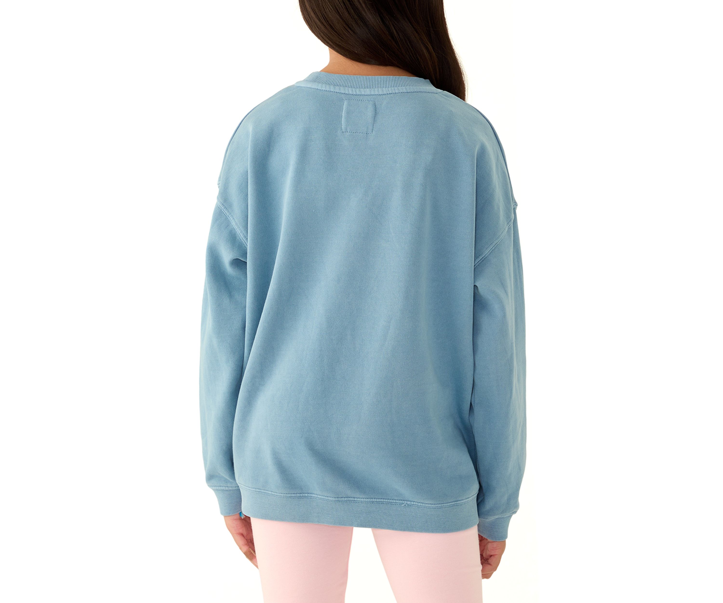 Girls 7-16 French Terry Graphic Pullover