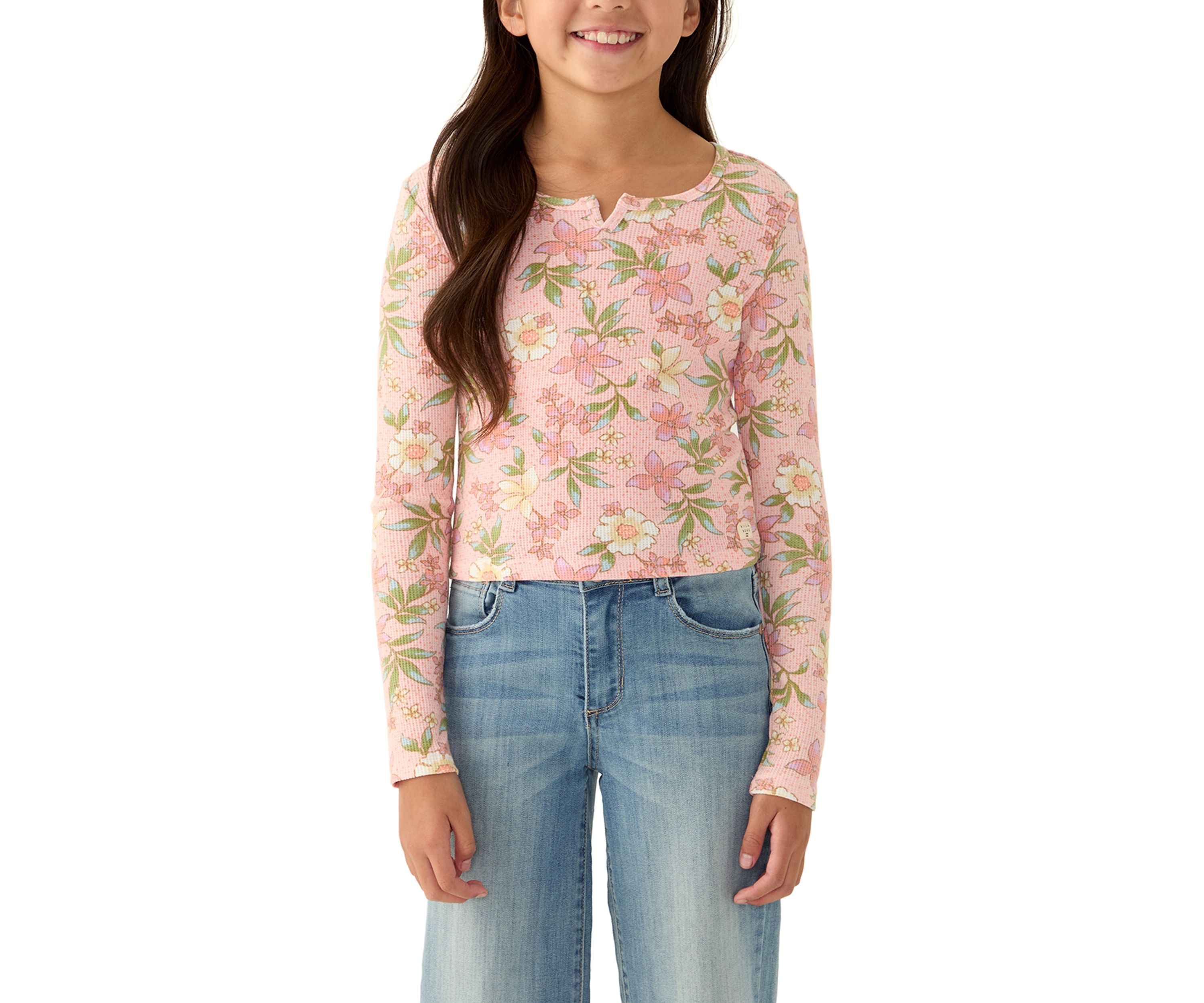 Girls 7-16 Smore Fun Thermal Top