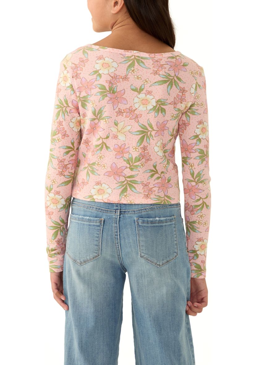 Girls 7-16 Smore Fun Thermal Top