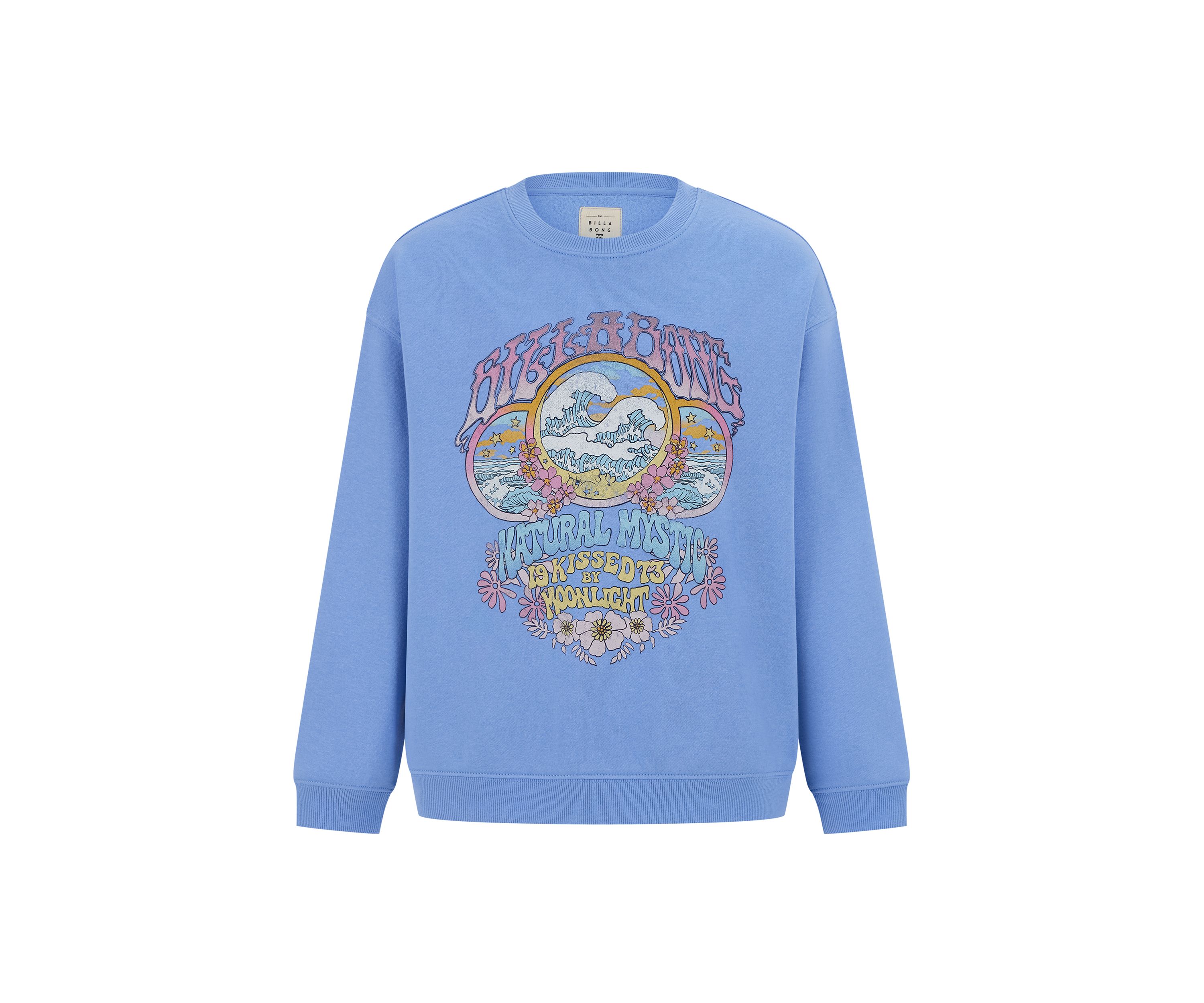 Girls 7-16 Natural Mystic Graphic Crew Sweatshirt 