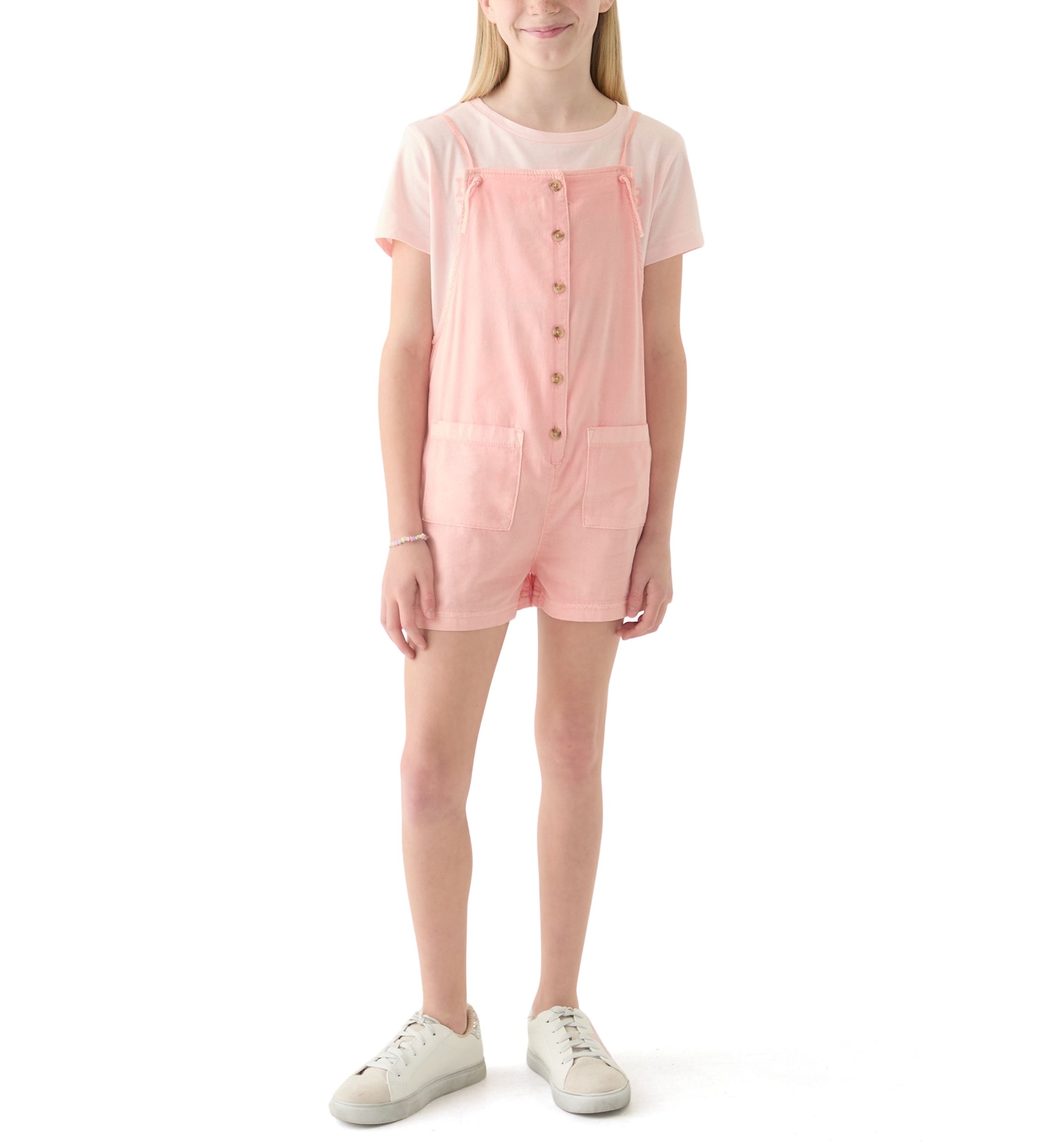 Girls 7-16 Wave Watch Romper 