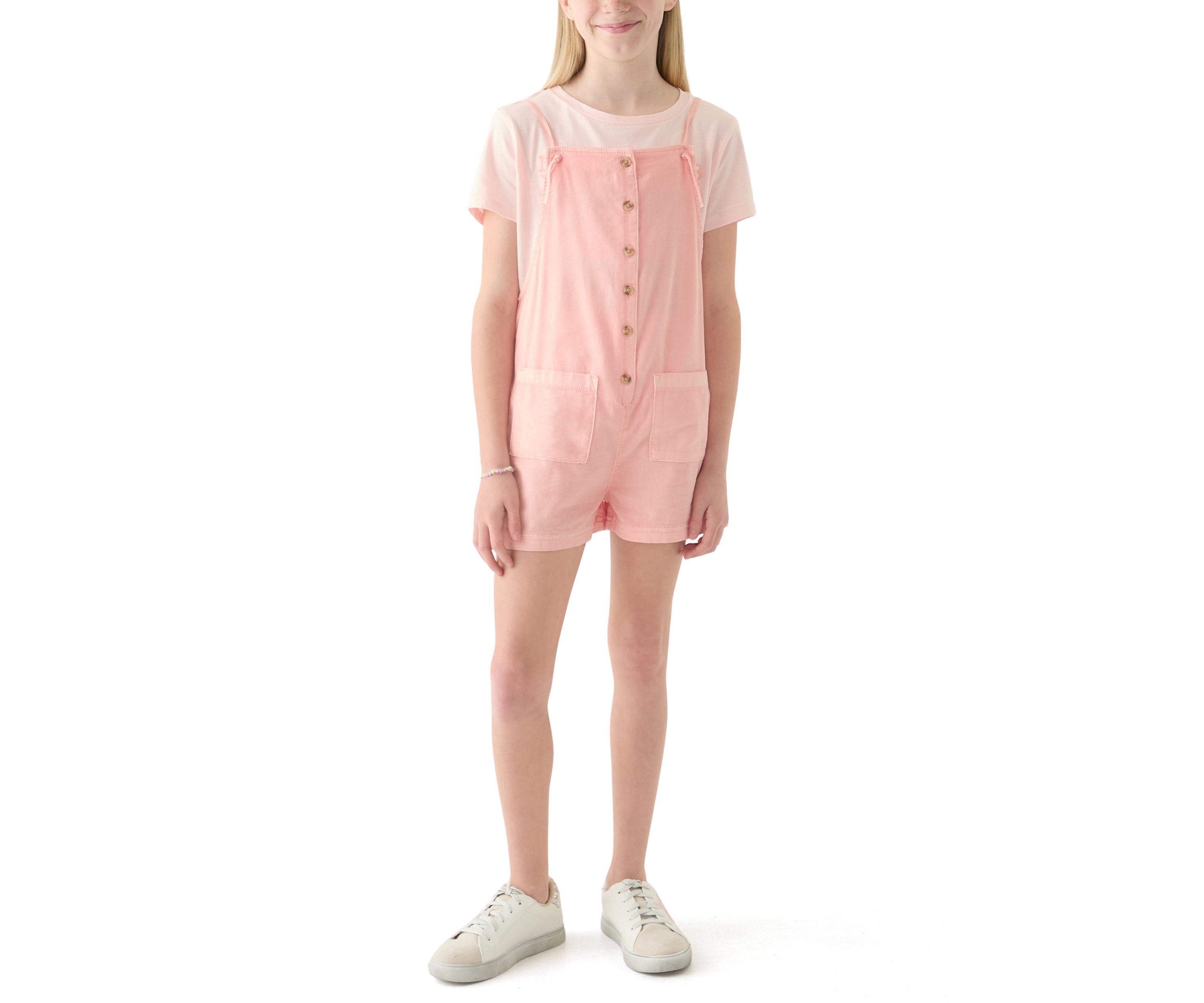 Girls 7-16 Wave Watch Romper 