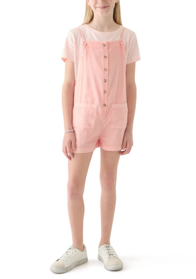 Girls 7-16 Wave Watch Romper 