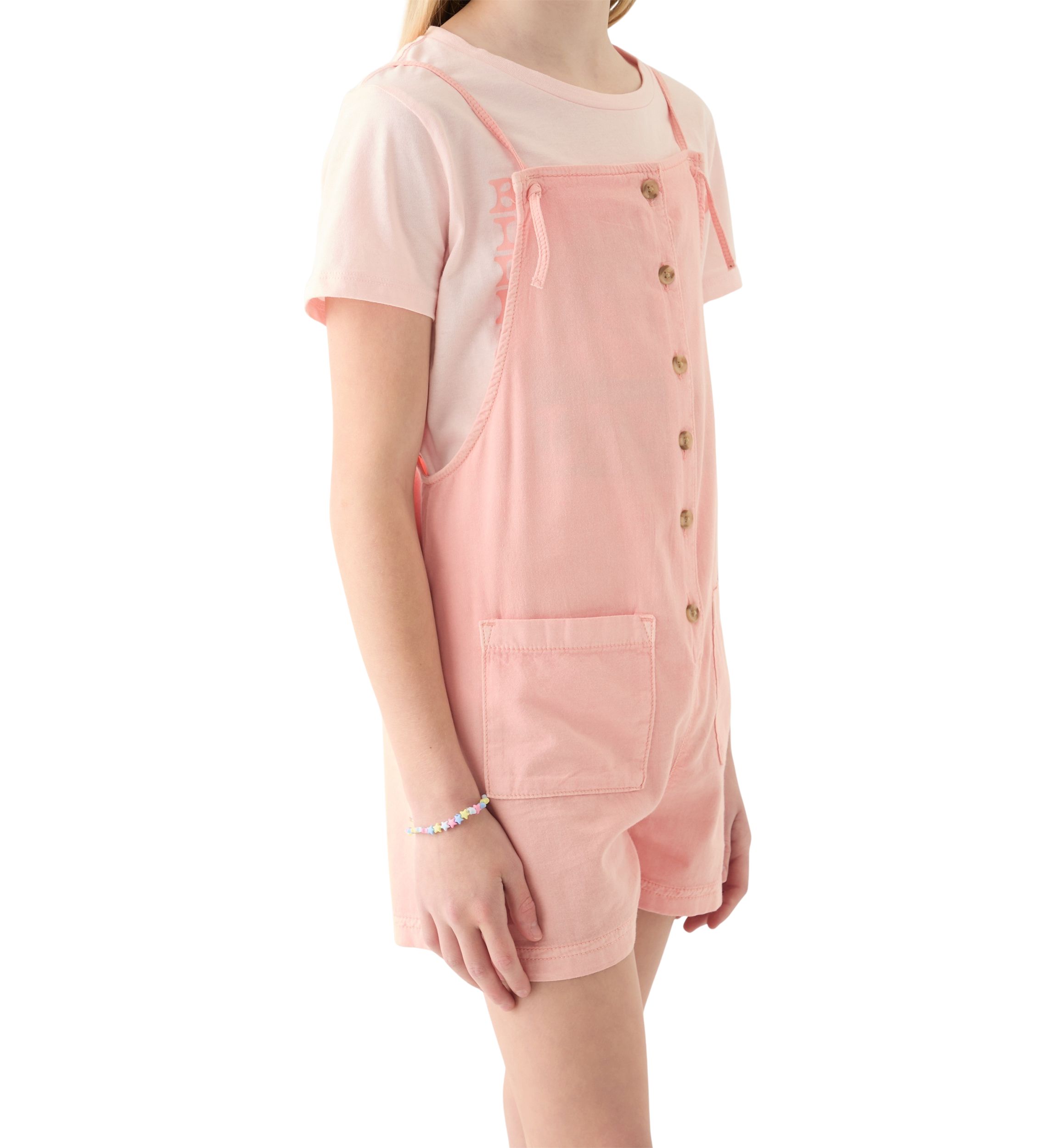 Girls 7-16 Wave Watch Romper 