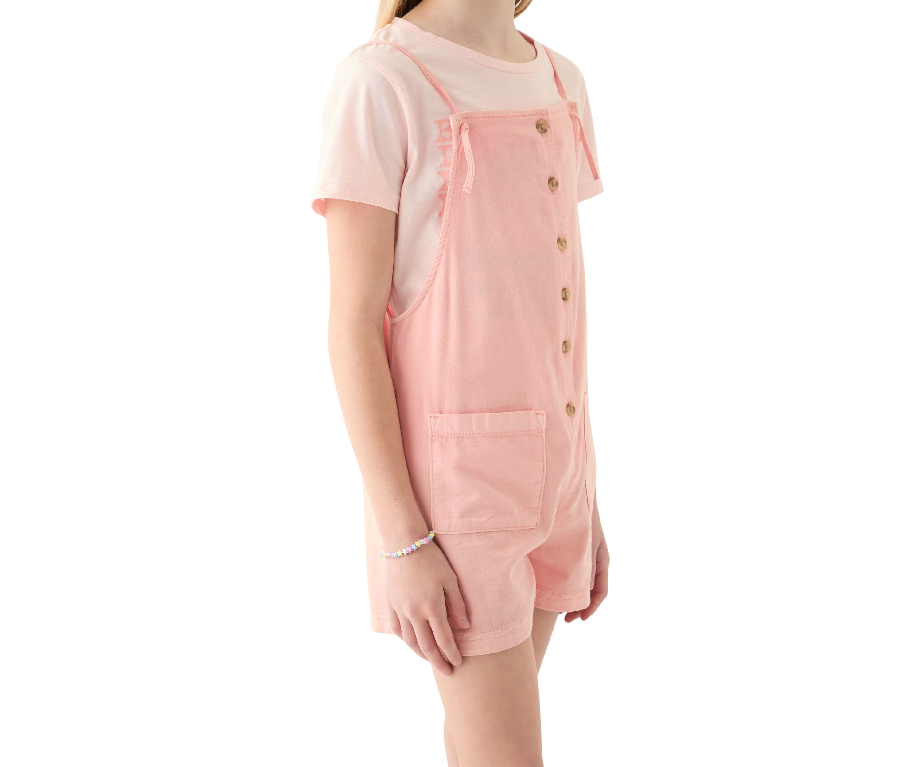 Girls 7-16 Wave Watch Romper 