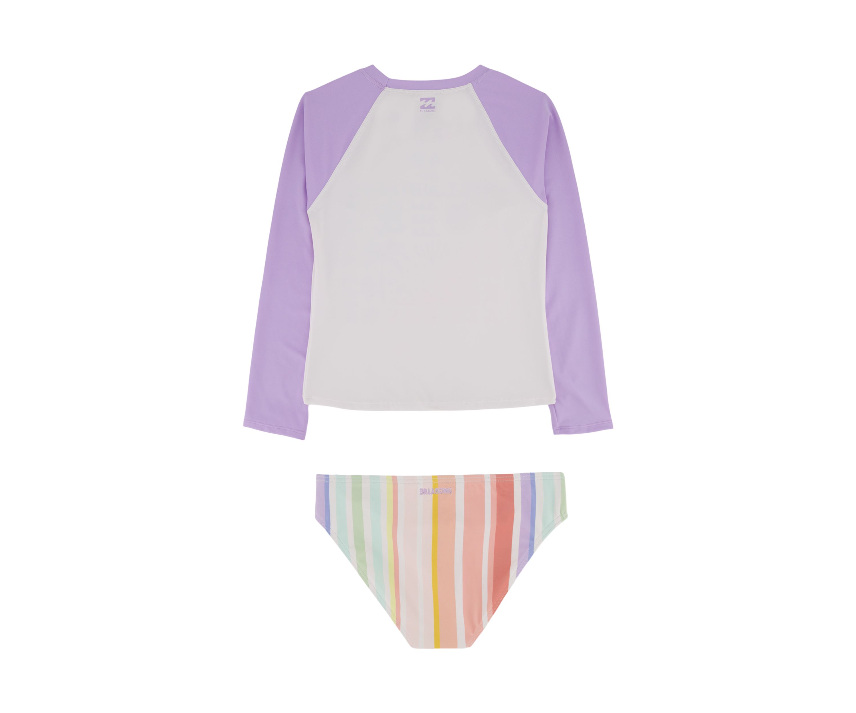 Girls 7-16 Rashguard Bikini Set 