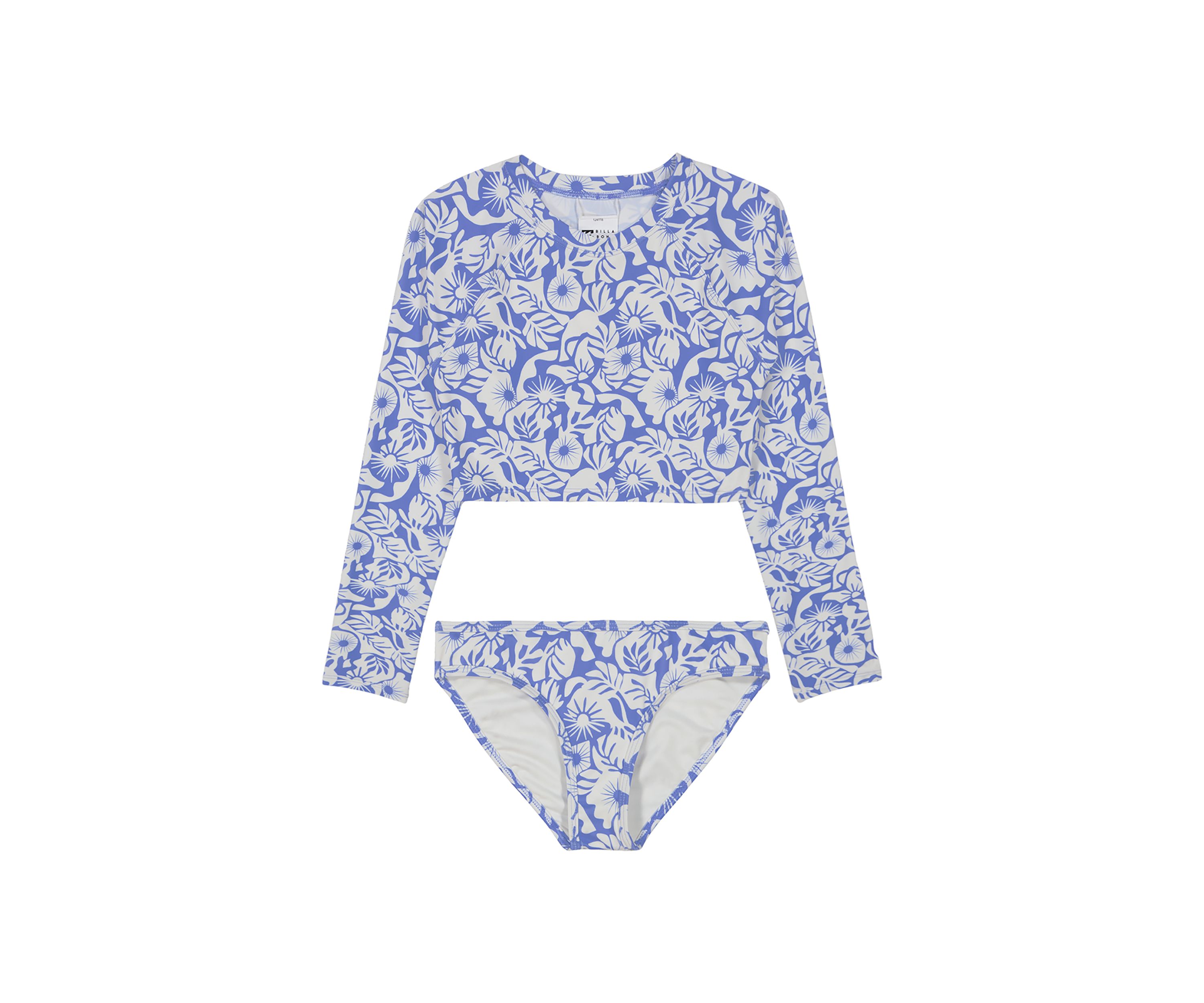 Girls 7-16 2-Piece Printed Bikini Swim Set 