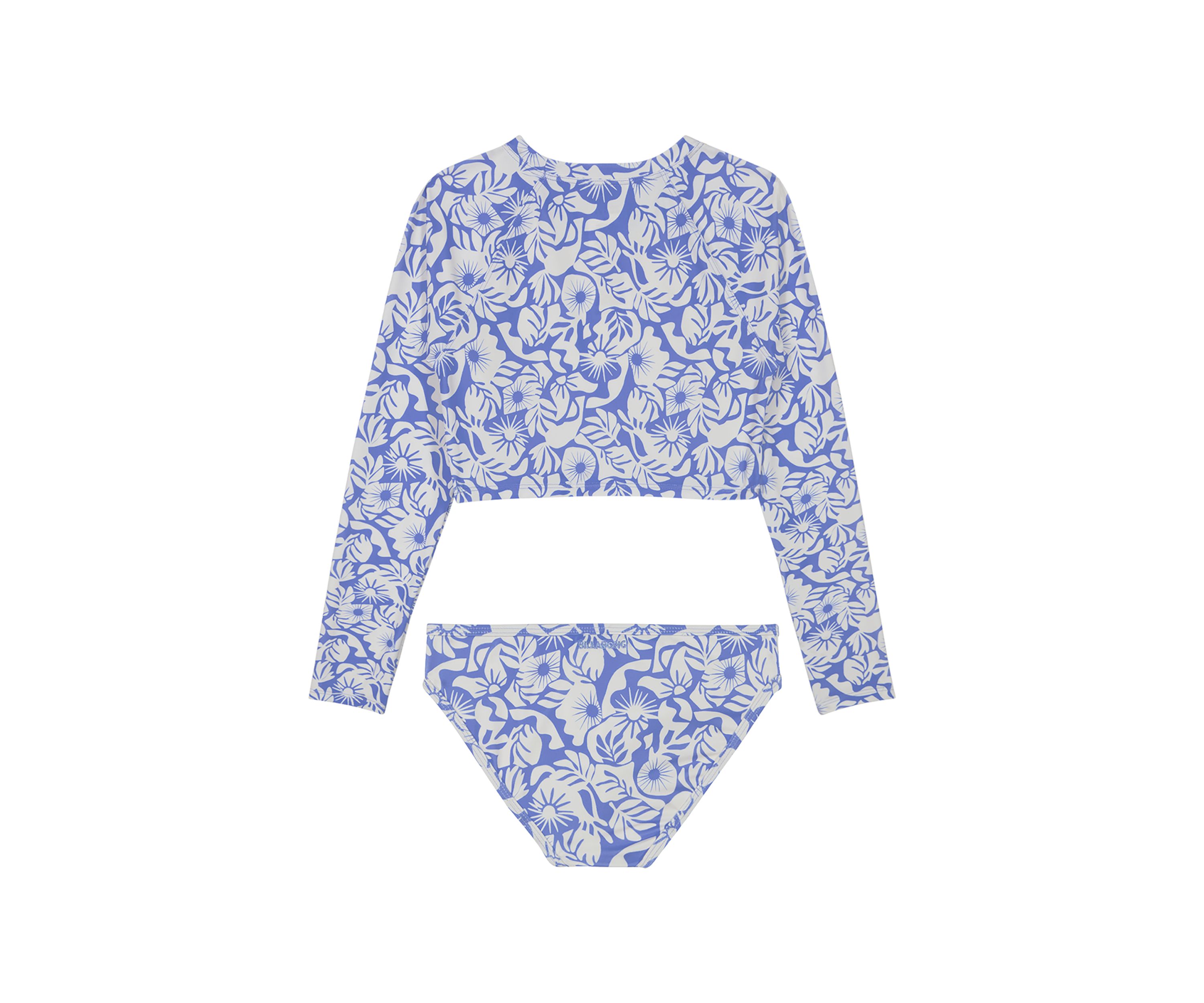 Girls 7-16 2-Piece Printed Bikini Swim Set 