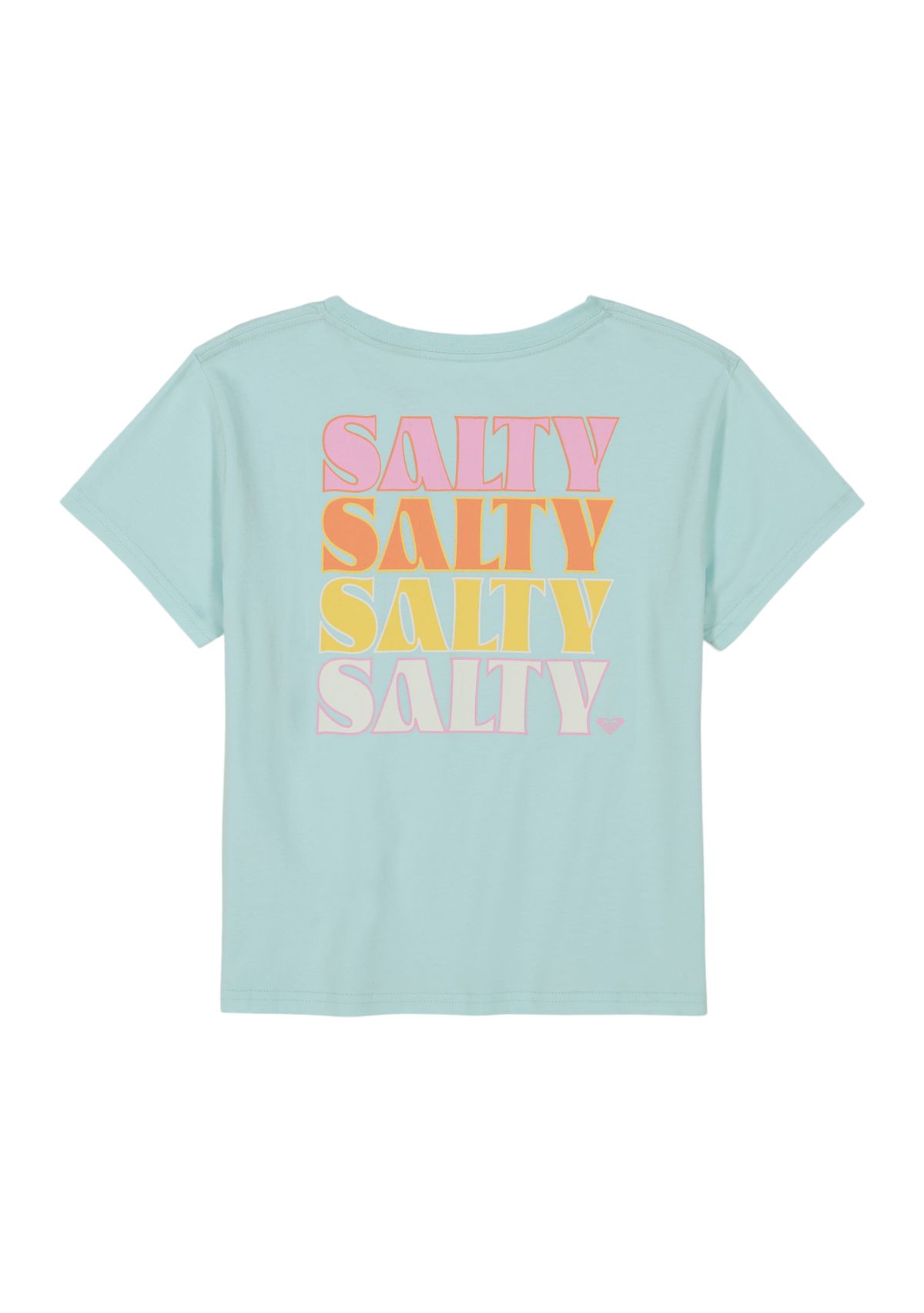 Girls 7-16 Salty Stacked Logo Short Sleeve Graphic T-Shirt