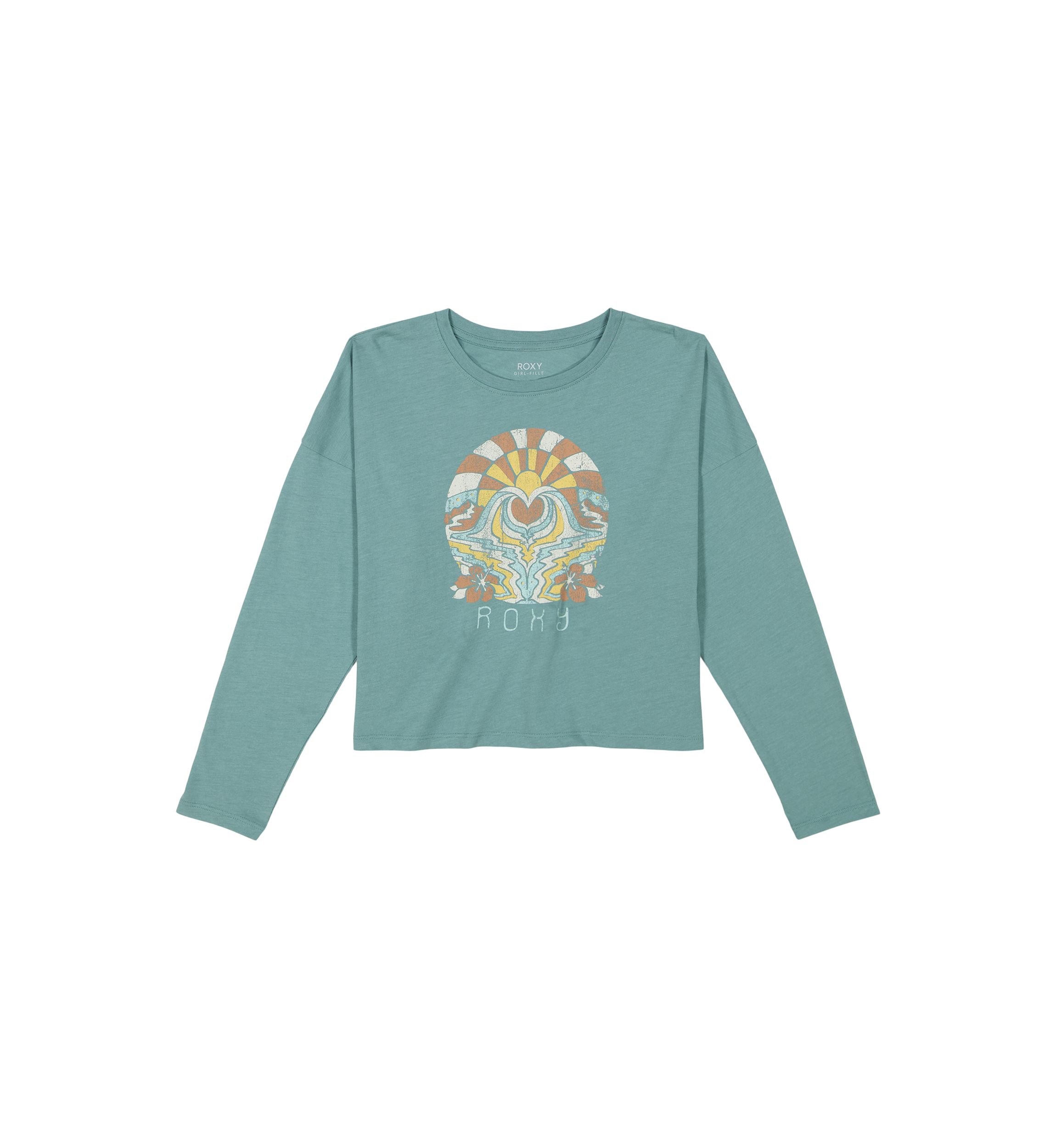 Girls 7-16 Heart Wave Graphic T-Shirt