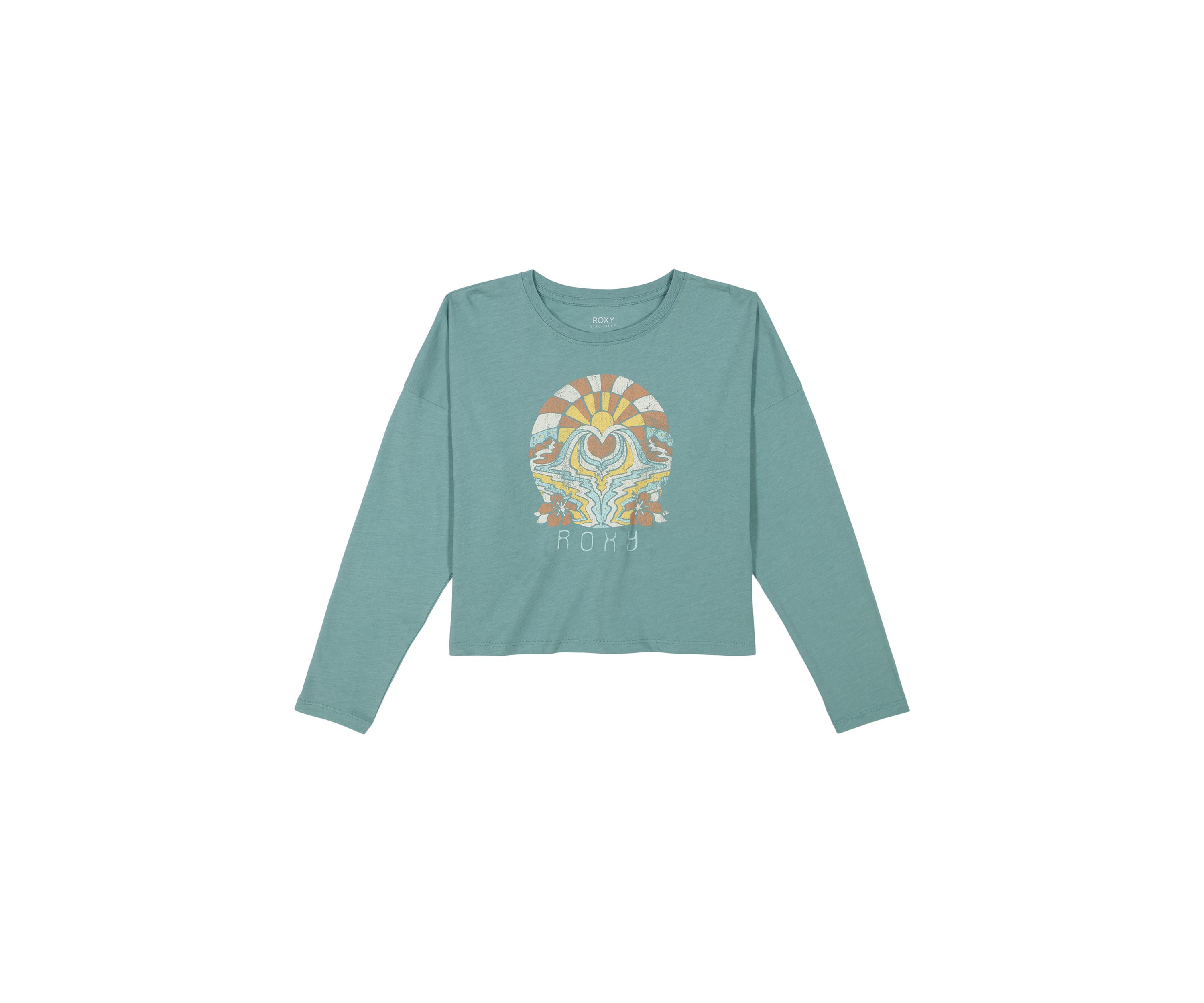 Girls 7-16 Heart Wave Graphic T-Shirt