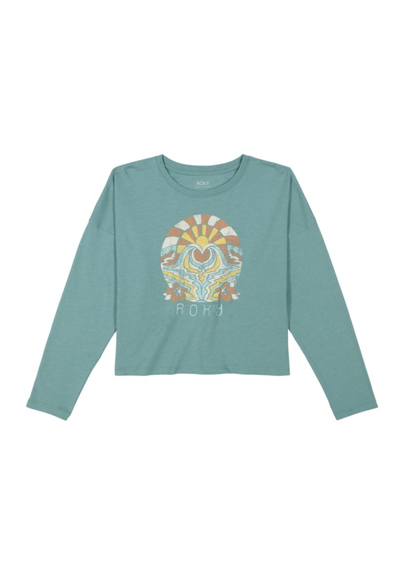 Girls 7-16 Heart Wave Graphic T-Shirt