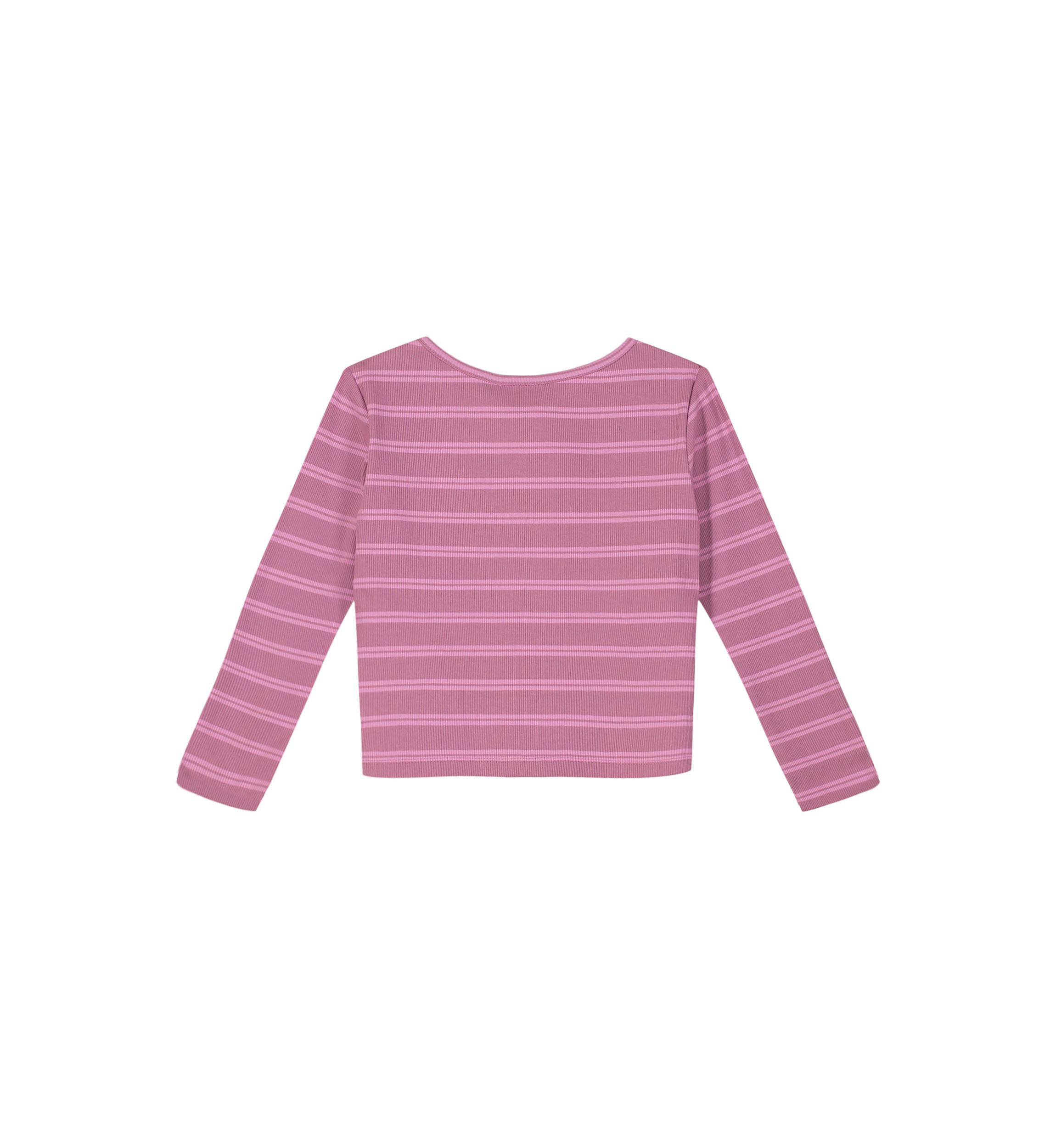 Girls 7-16 Striped Henley T-Shirt
