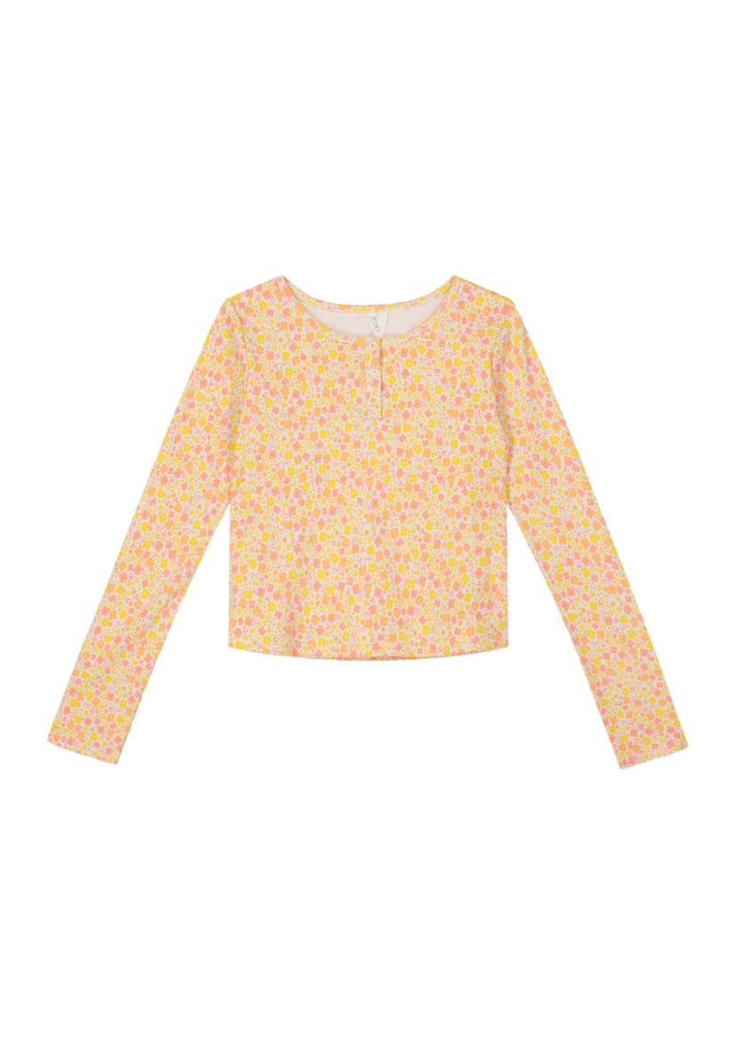 Girls 7-16 As it Was Printed Henley T-Shirt