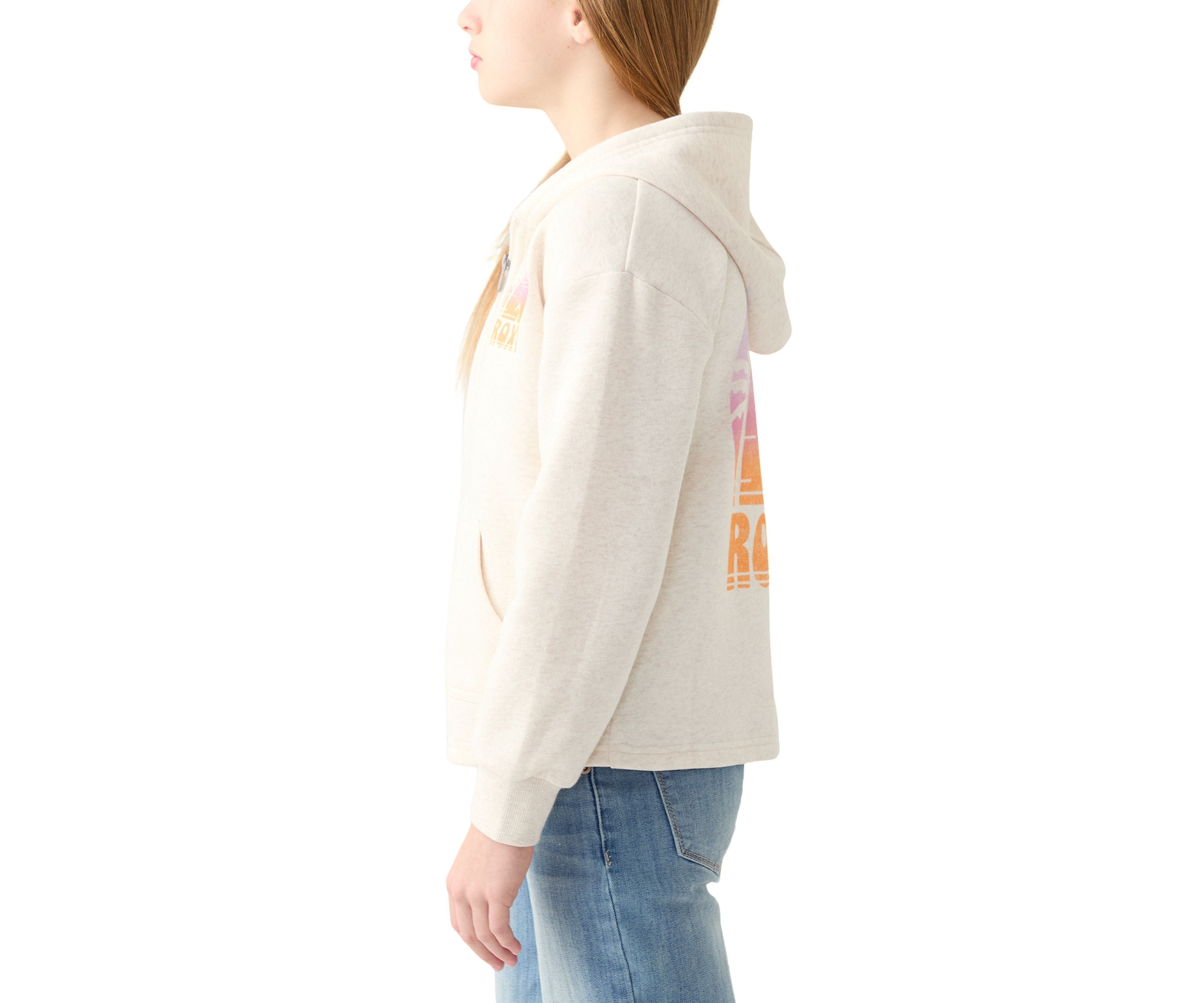 Girls 7-16 Tropical Zip Up Hoodie