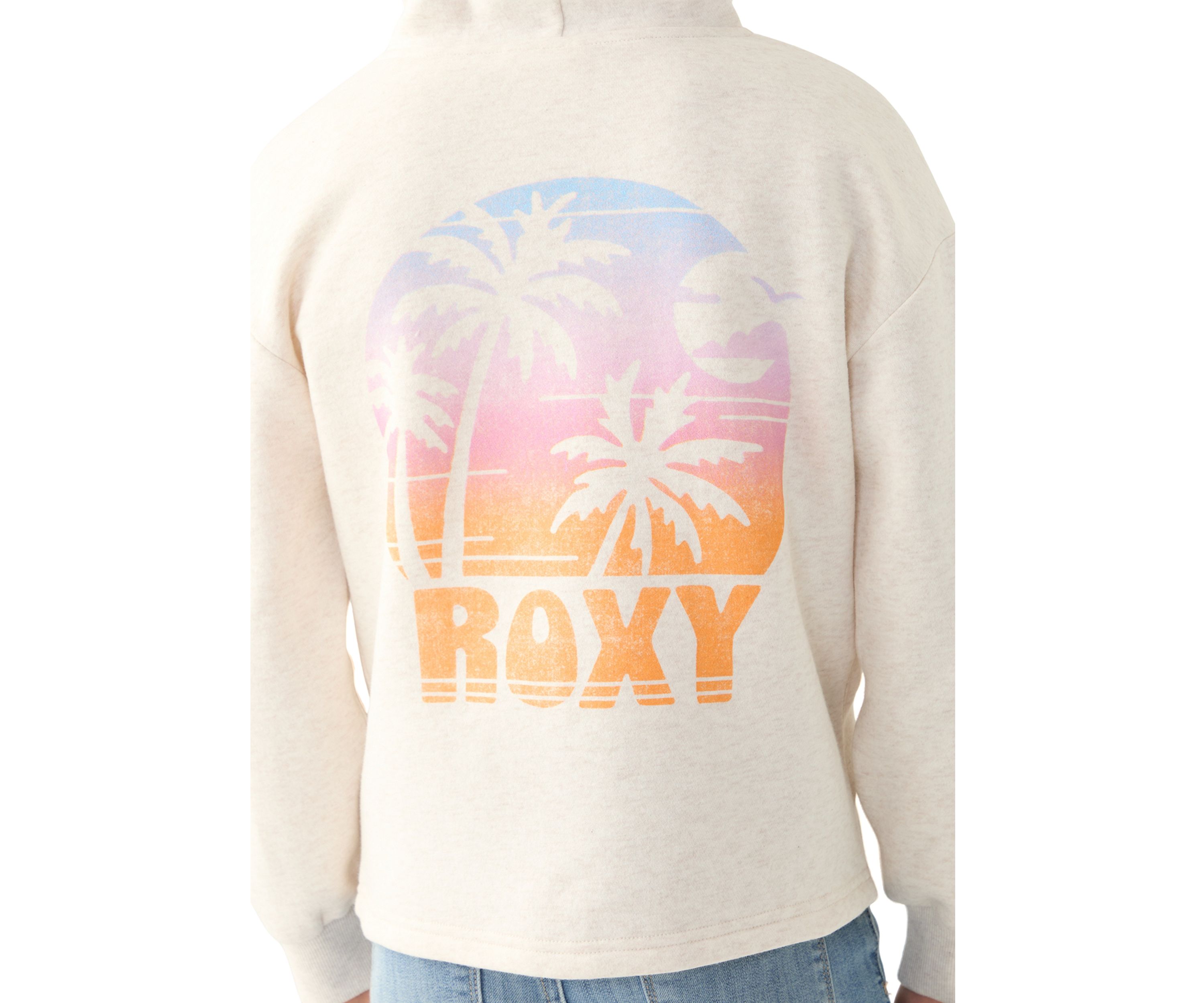 Girls 7-16 Tropical Zip Up Hoodie