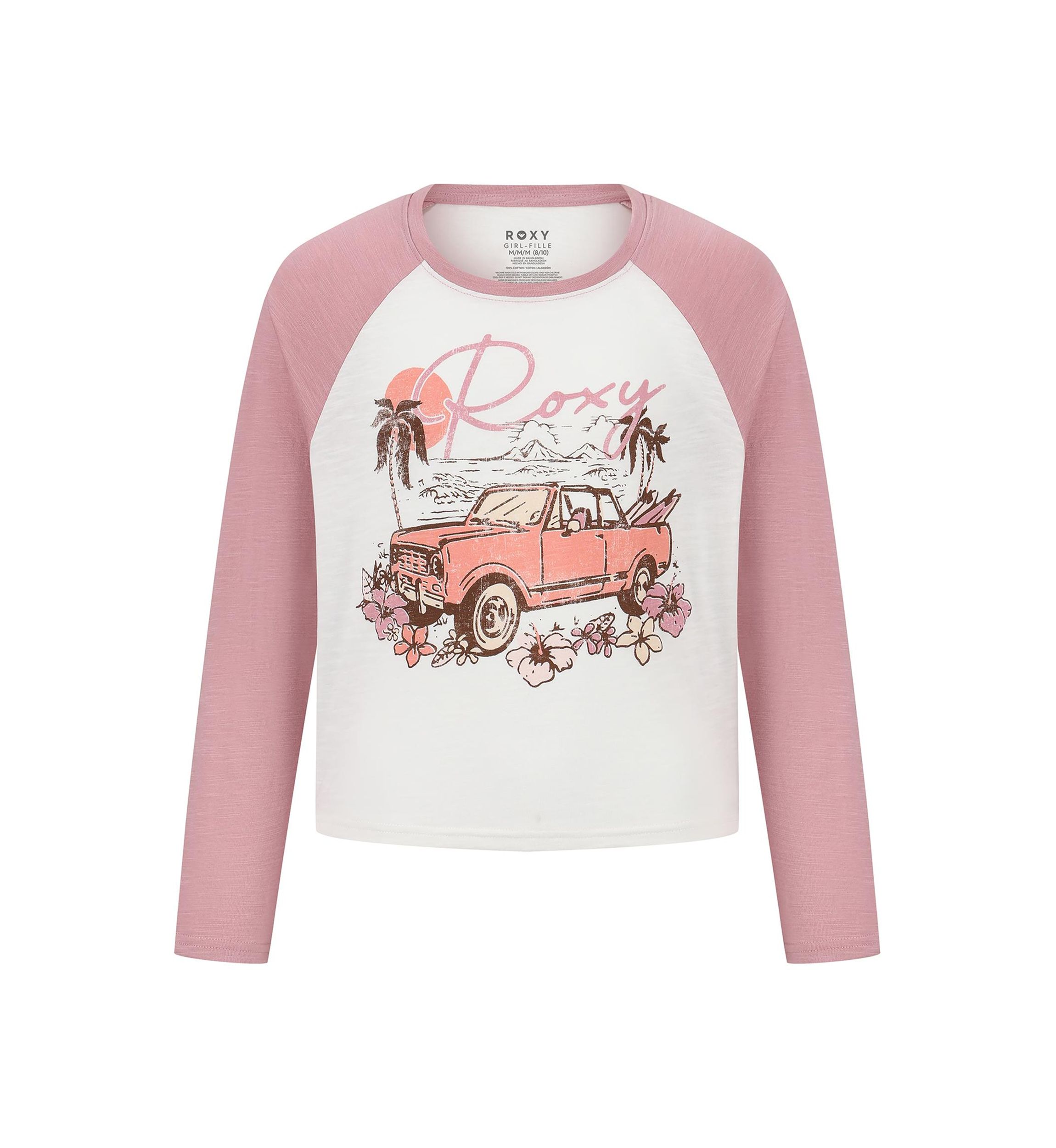 Girls 7-16 Off Road Long Raglan Sleeves