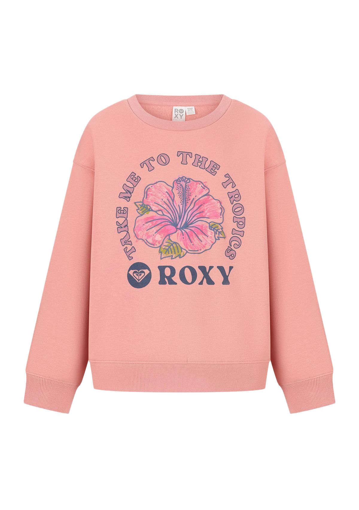 Girls 7-16 Hibiscus Graphic Sweatshirt