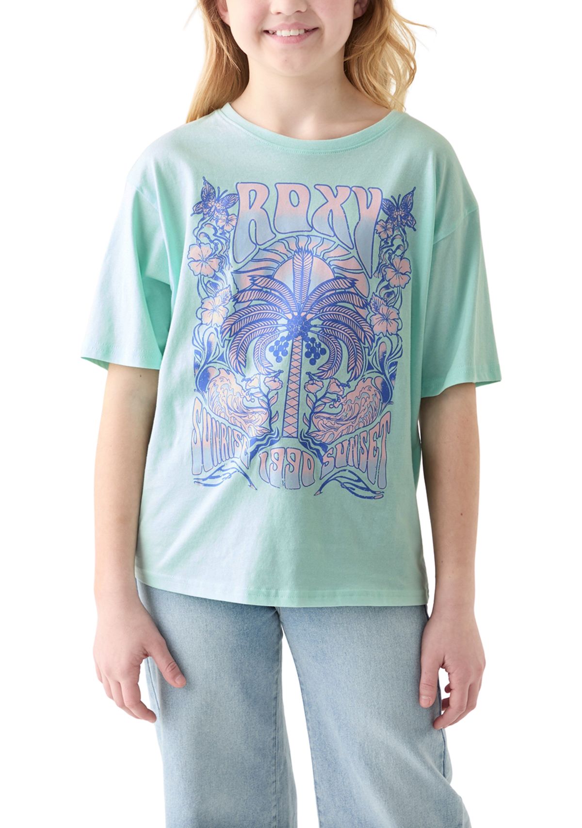 Girls 7-16 Sunrise Oversized Graphic T-Shirt