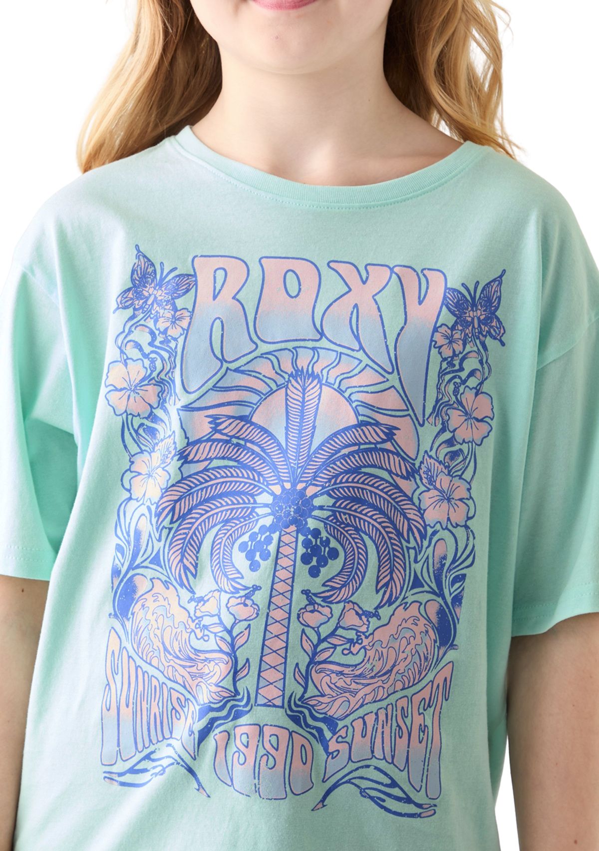 Girls 7-16 Sunrise Oversized Graphic T-Shirt