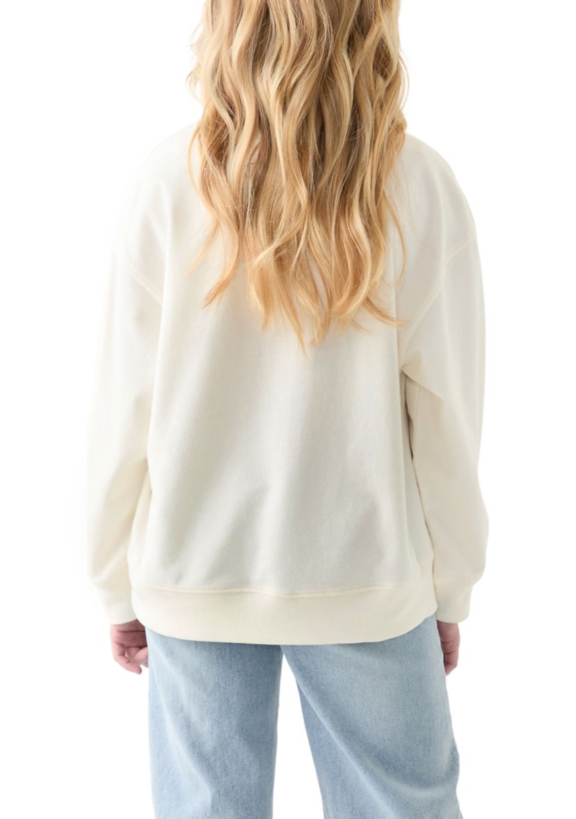 Girls 7-16 Sunny Salty Oversized Pullover