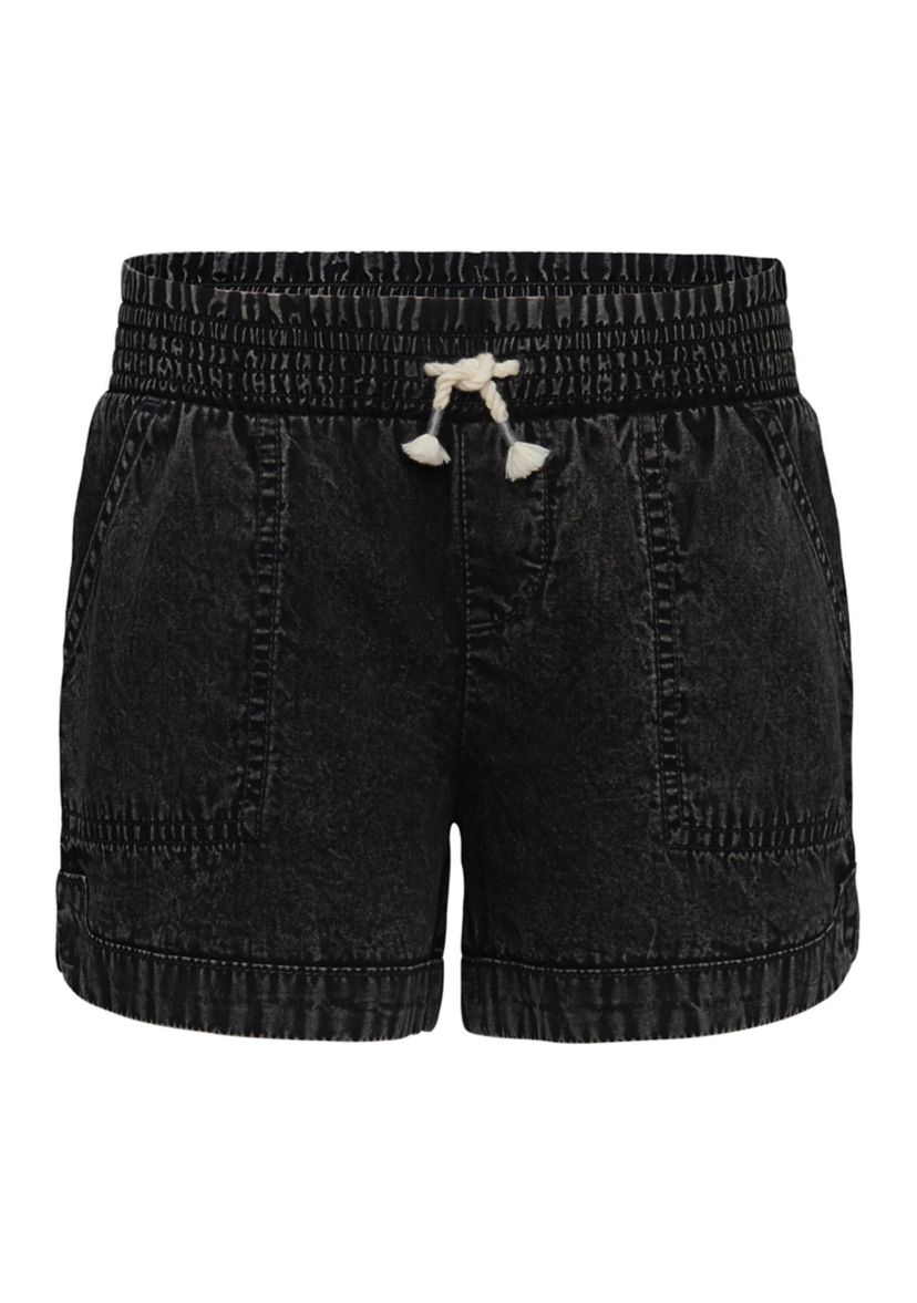 Girls 7-16 Black Wash Soleil Shorts