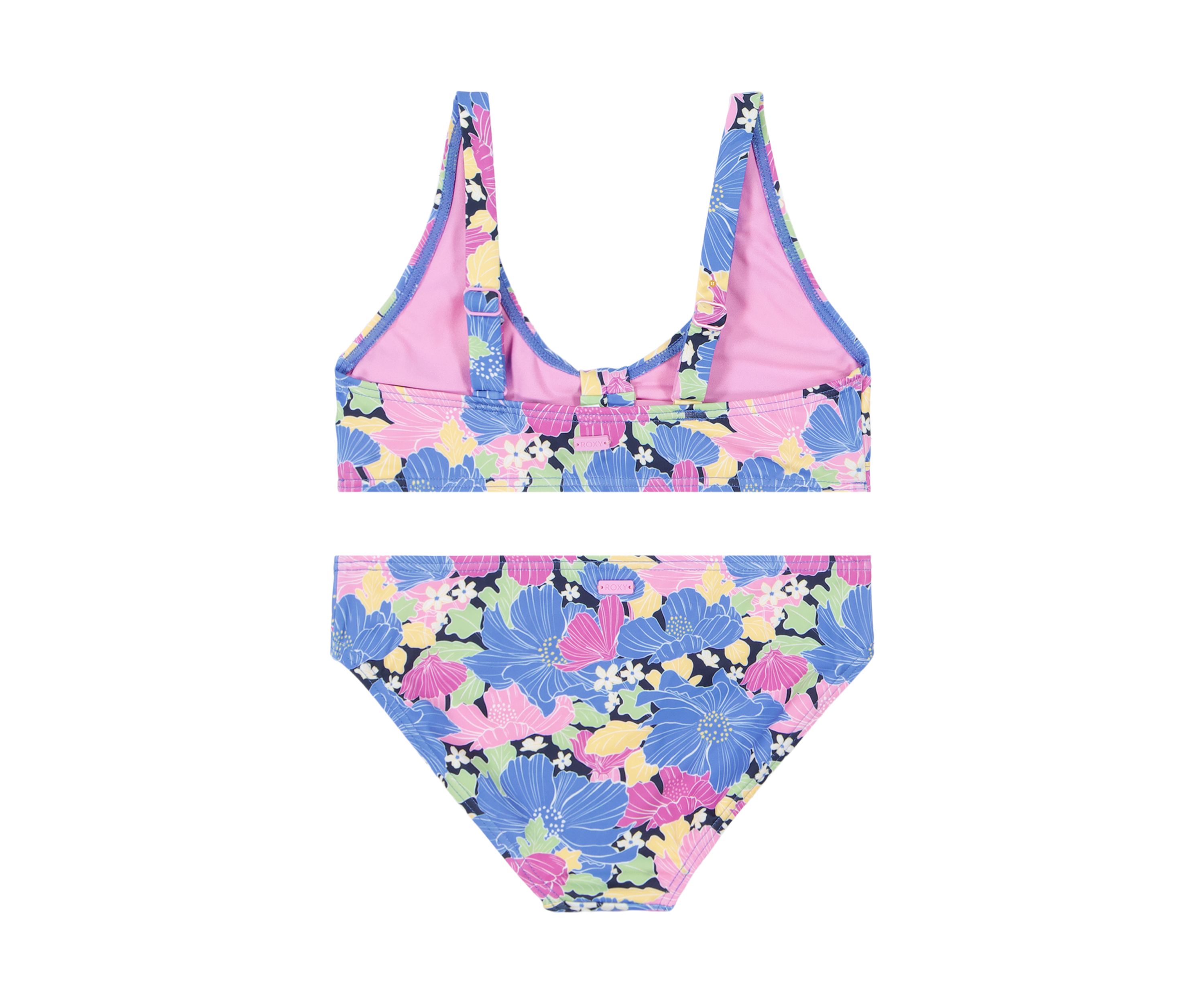 Girls 7-16 Floral Printed Bikini Swim Set