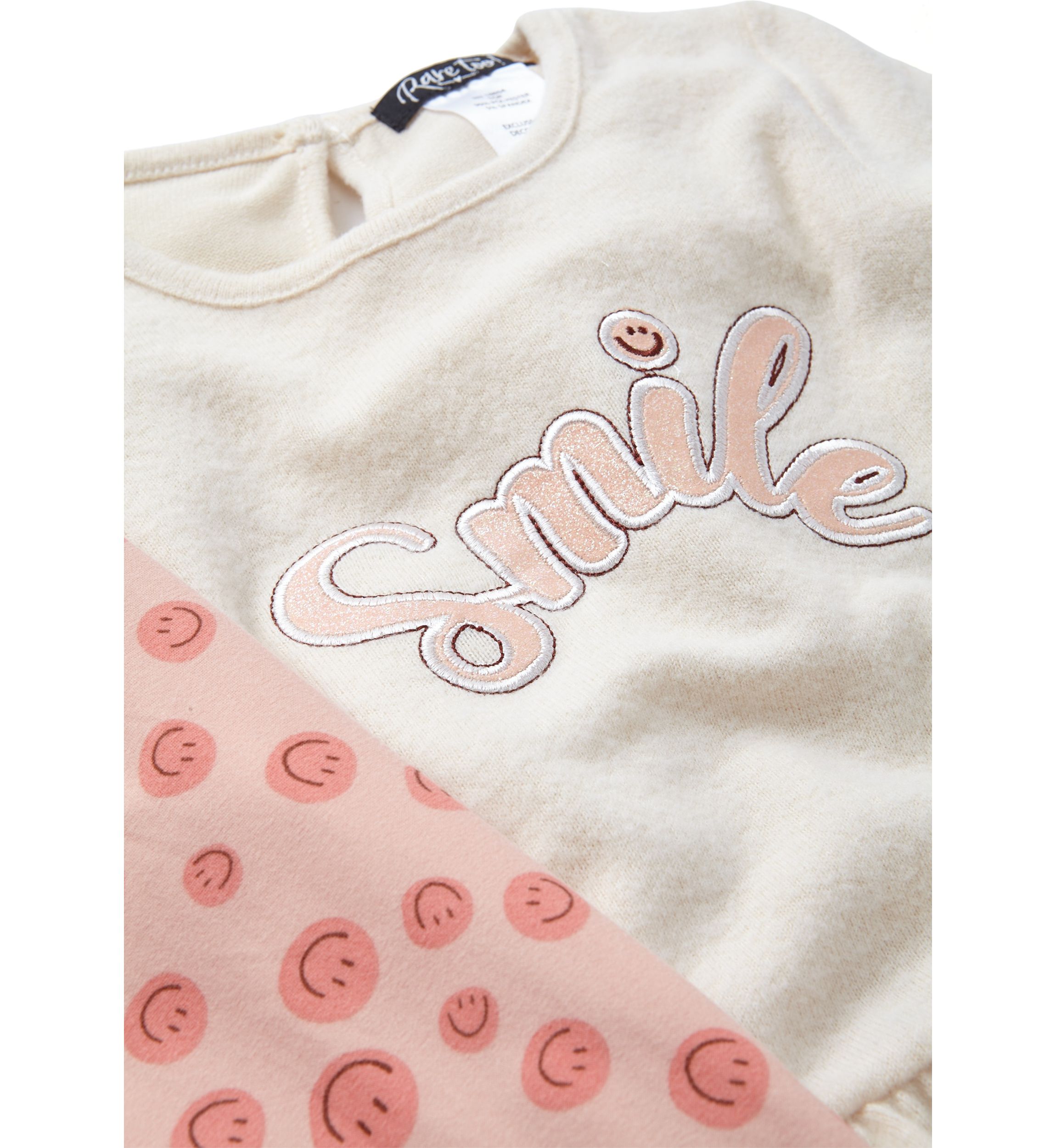 Girls 4-6x Smile Graphic Sweatshirt and Leggings Set