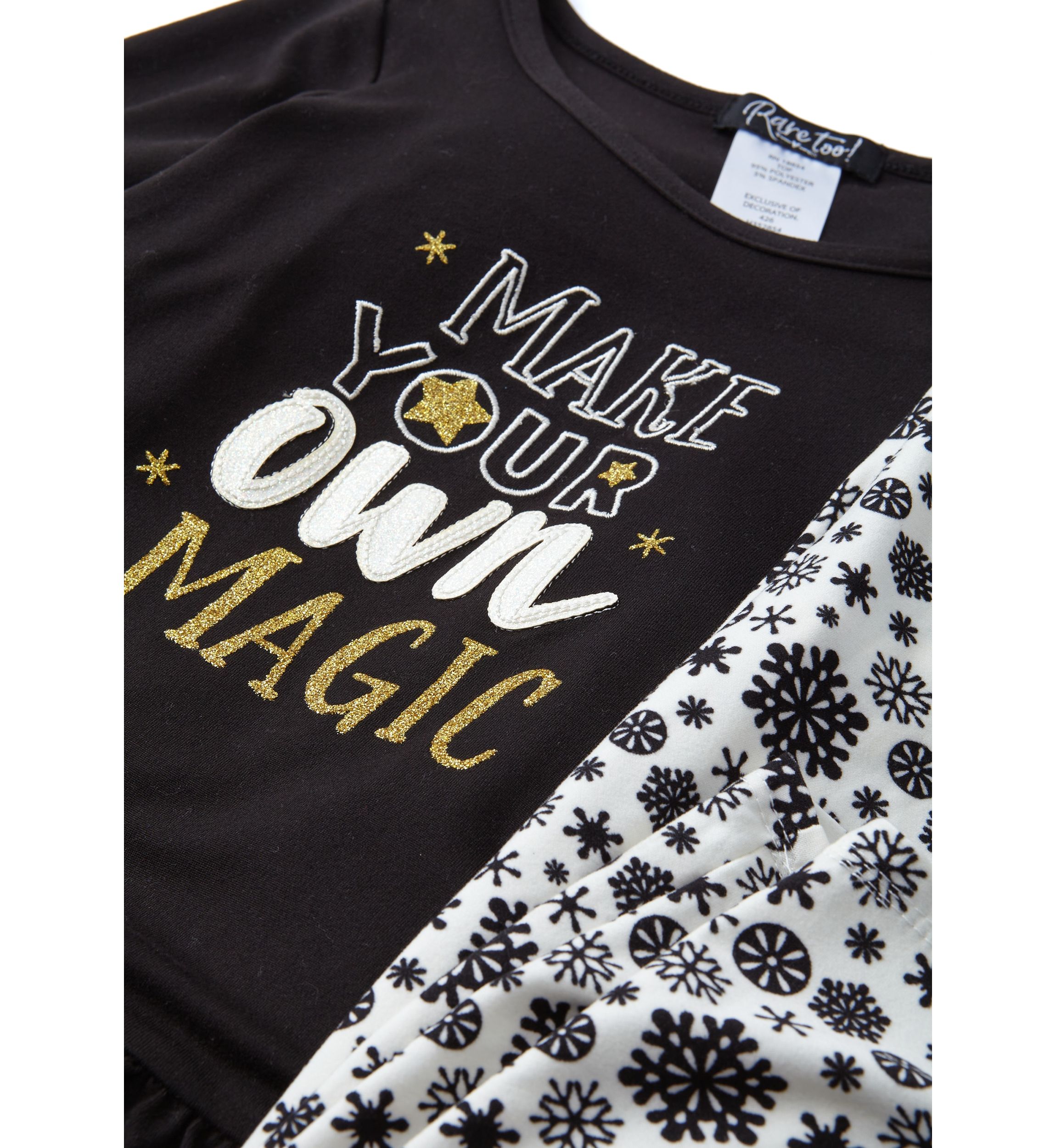 Girls 4-6x Your Own Magic Graphic Top and Printed Leggings