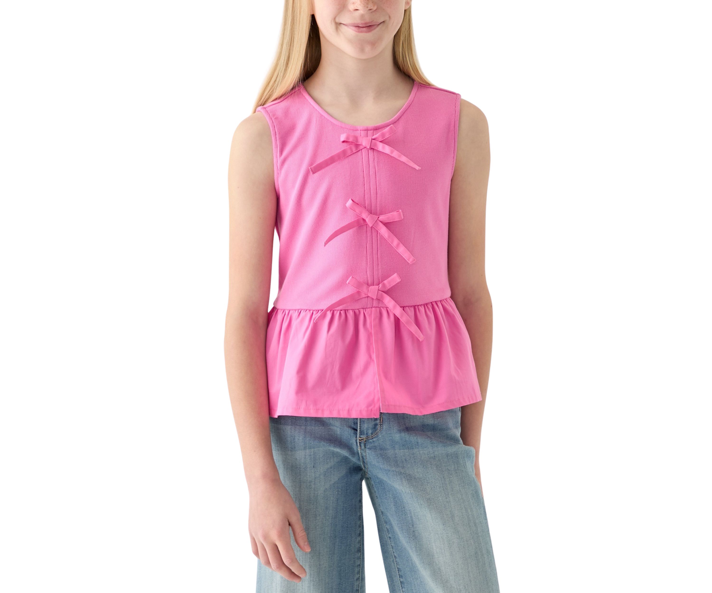 Girls 7-16 Pin Tied Top