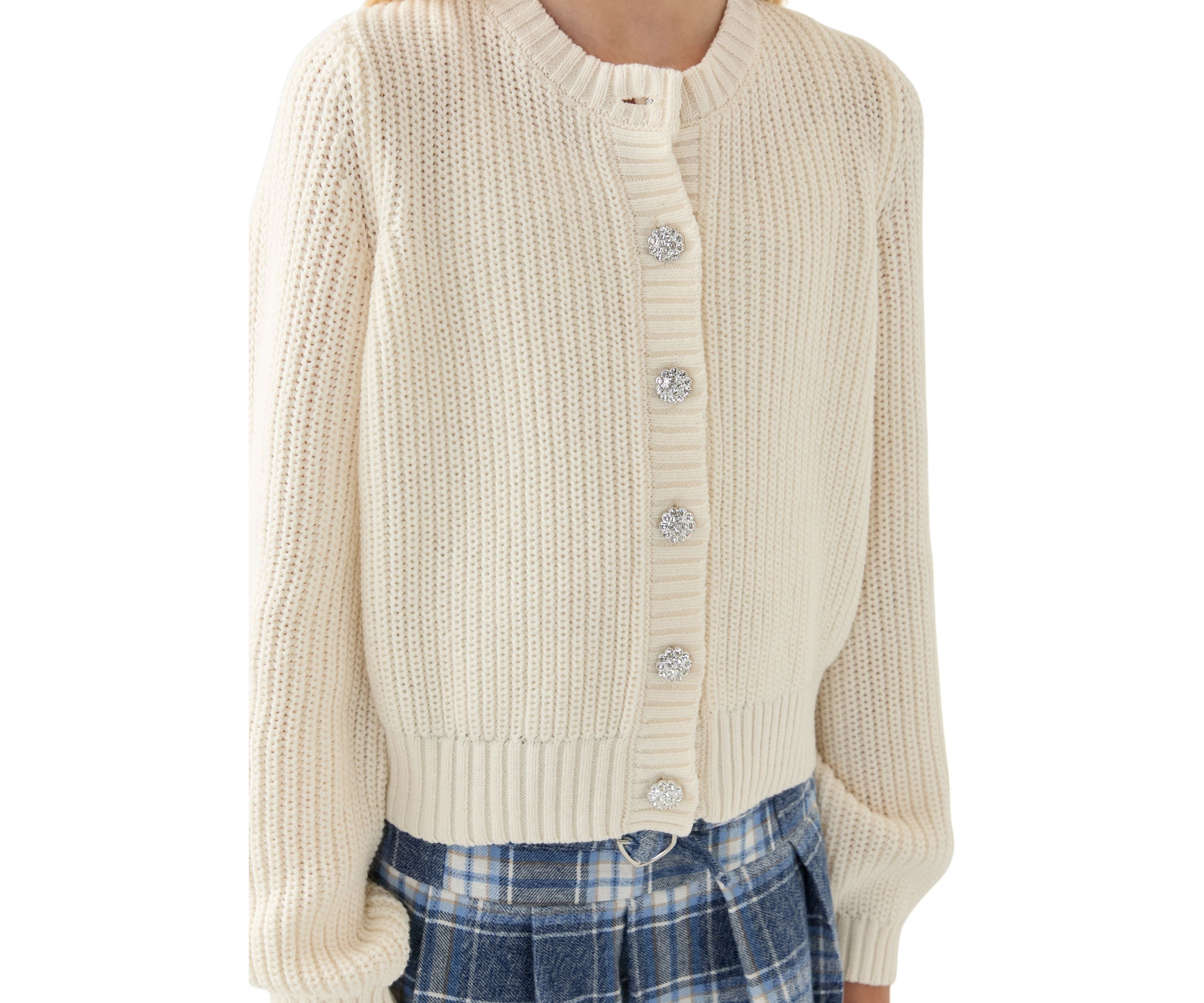 Girls 7-16 Long Sleeve Cardigan 