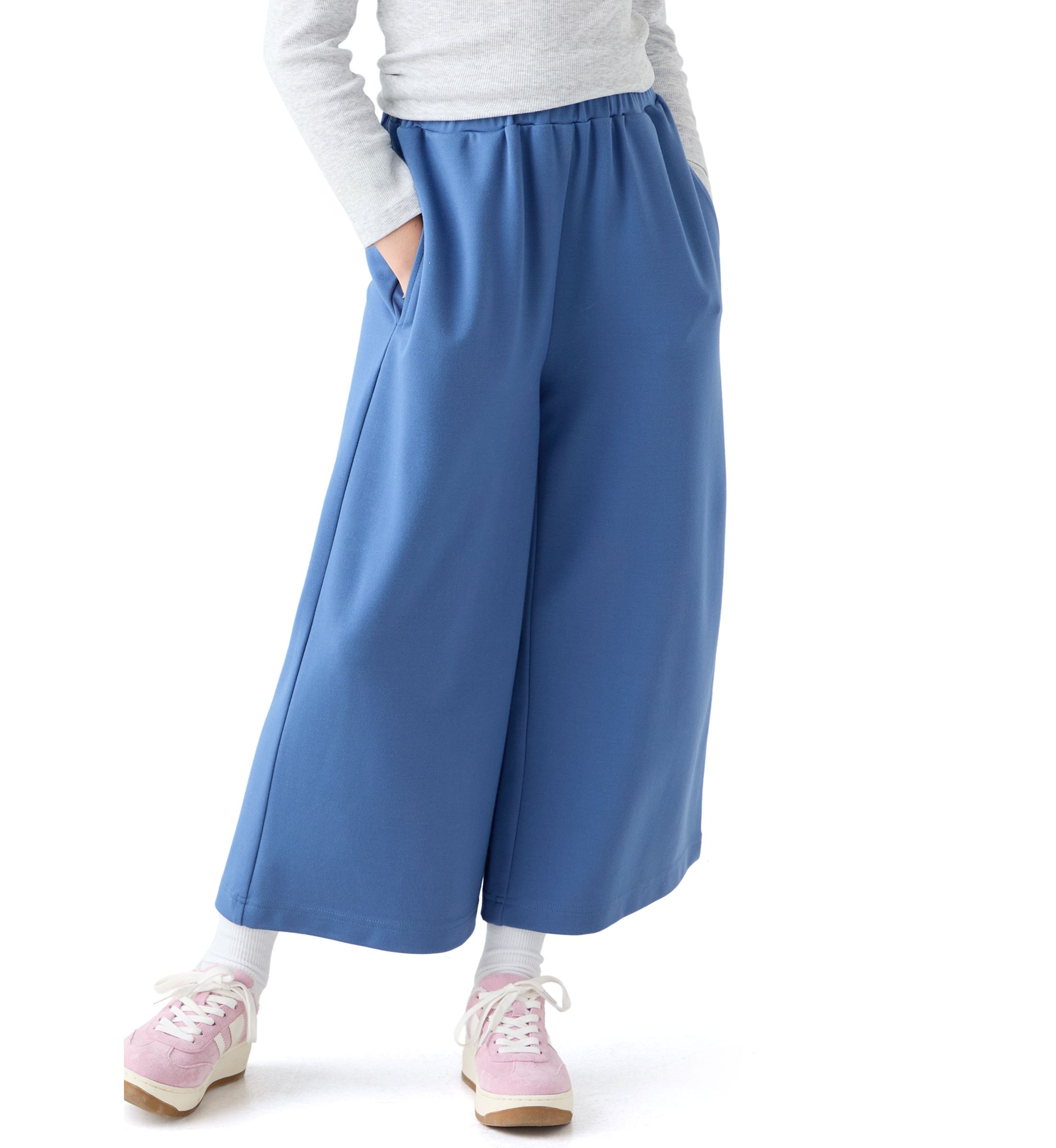 Girls 7-16 Wide-Leg Ponte Pants