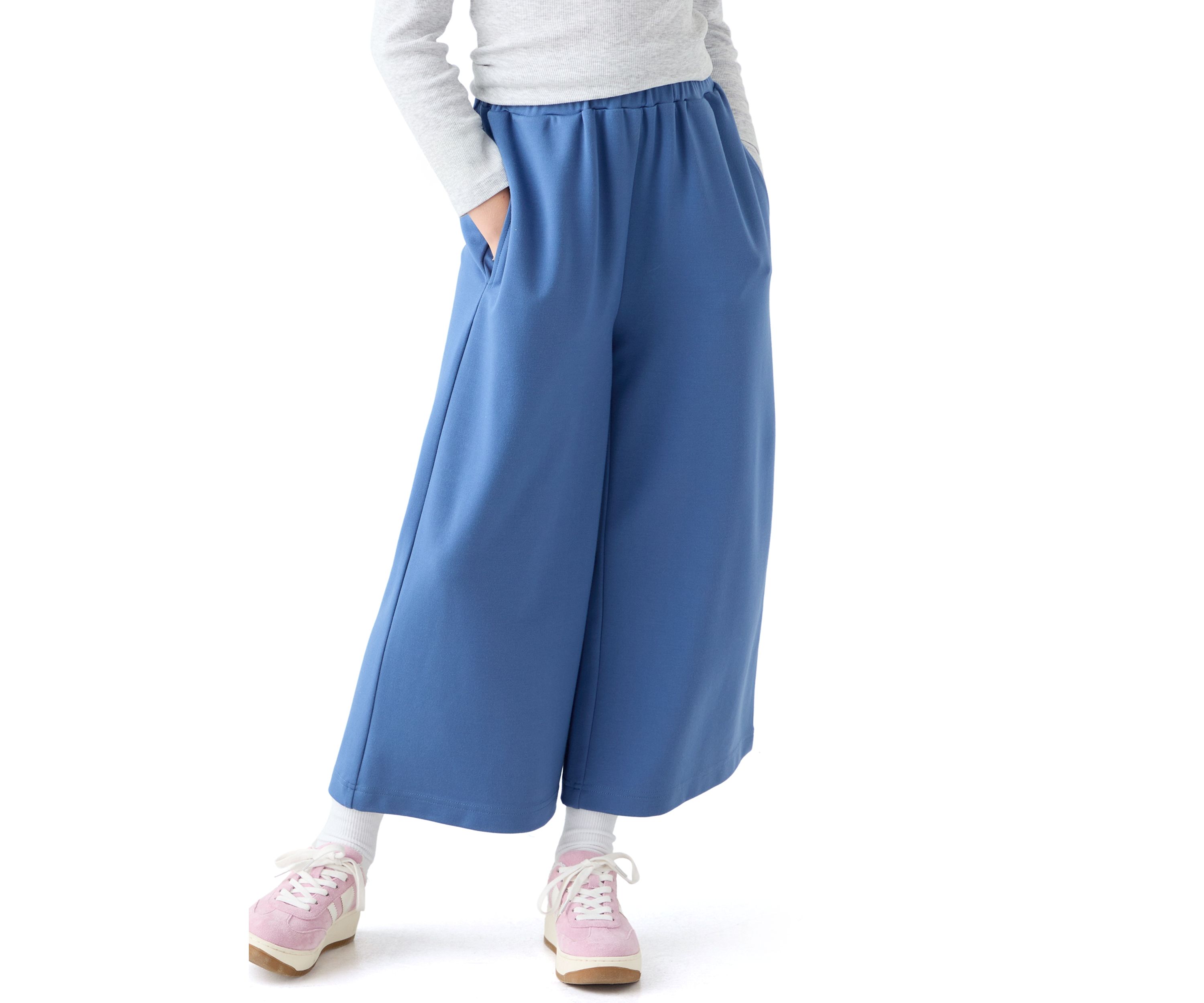 Girls 7-16 Wide-Leg Ponte Pants