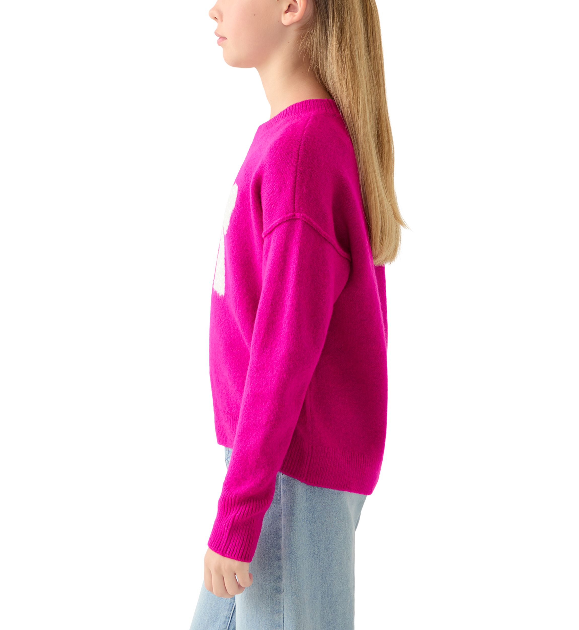 Girls 7-16 Sequin Bow Sweater