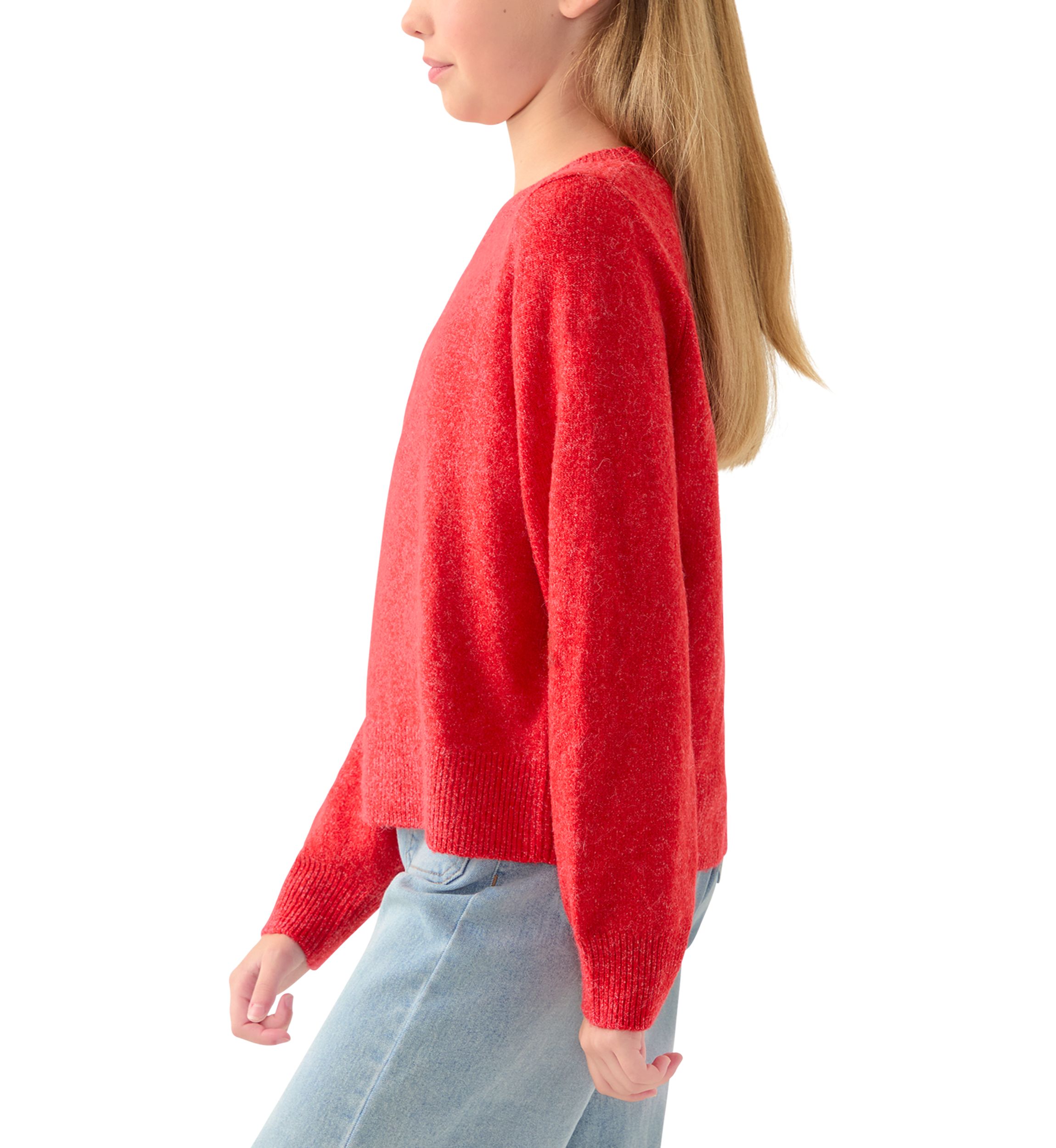 Girls 7-16 Pearl Crew Sweater 