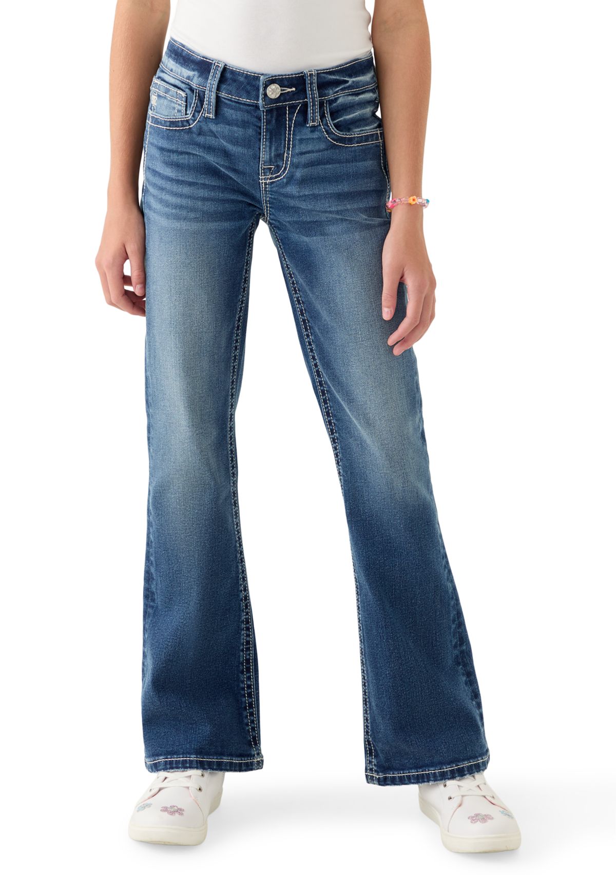 Girls 7-16 Butterfly Pocket Jeans