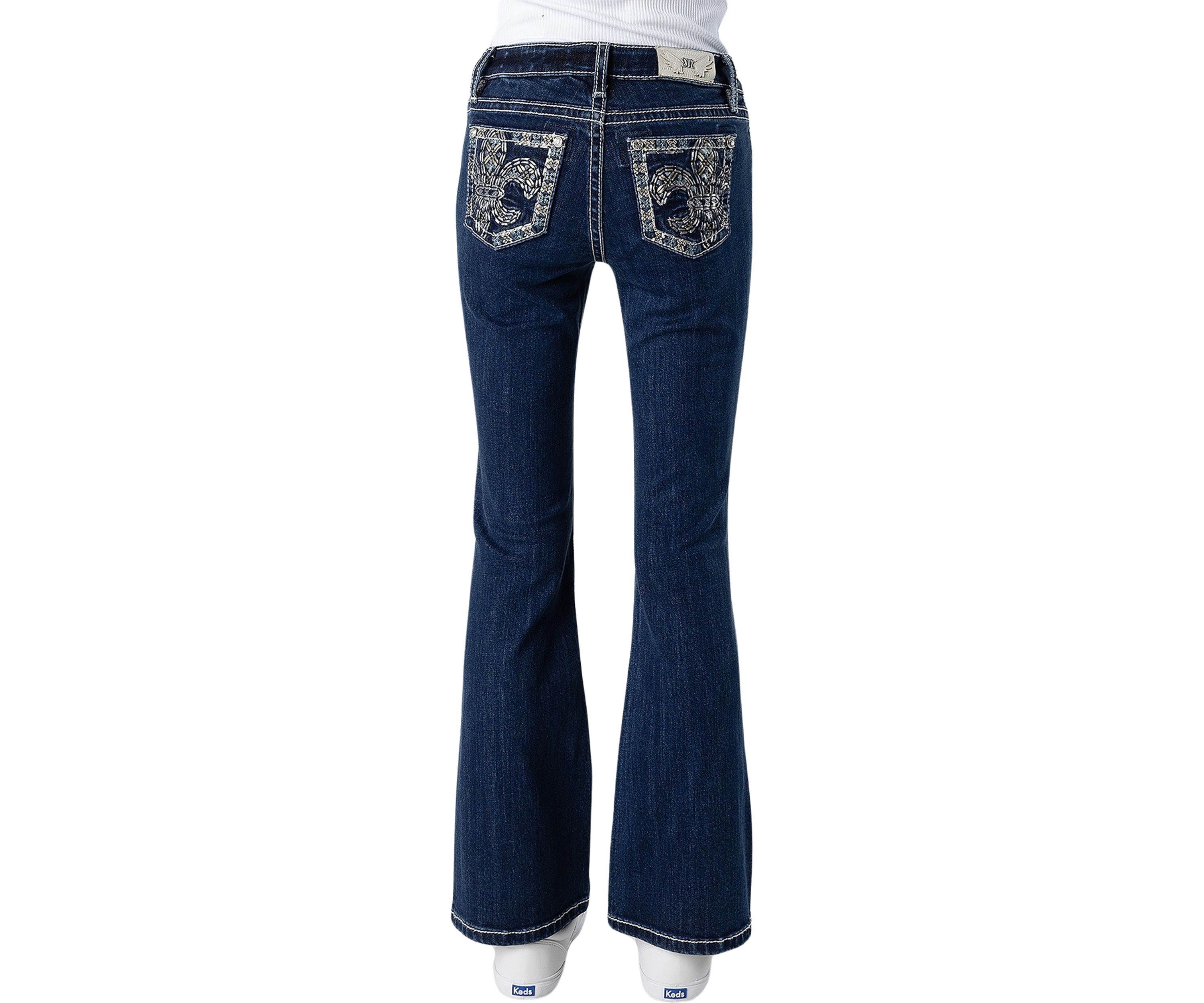 Girls 7-16 Dreamcatcher Embroidered Denim Jeans