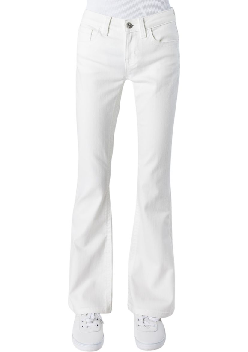 Girls 7-16 Embroidered Pocket Jeans