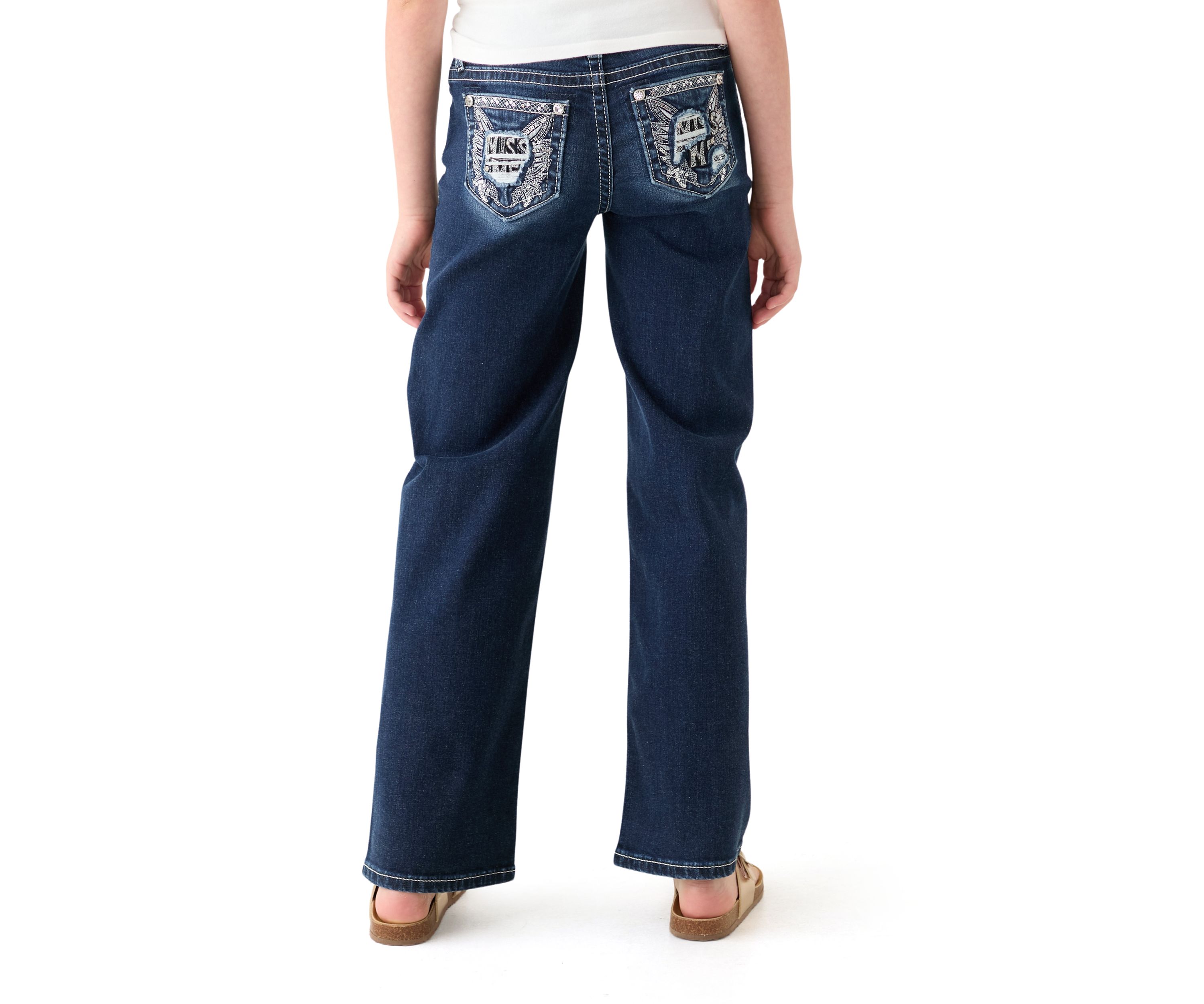 Girls 7-16 Wings Bootcut Jeans
