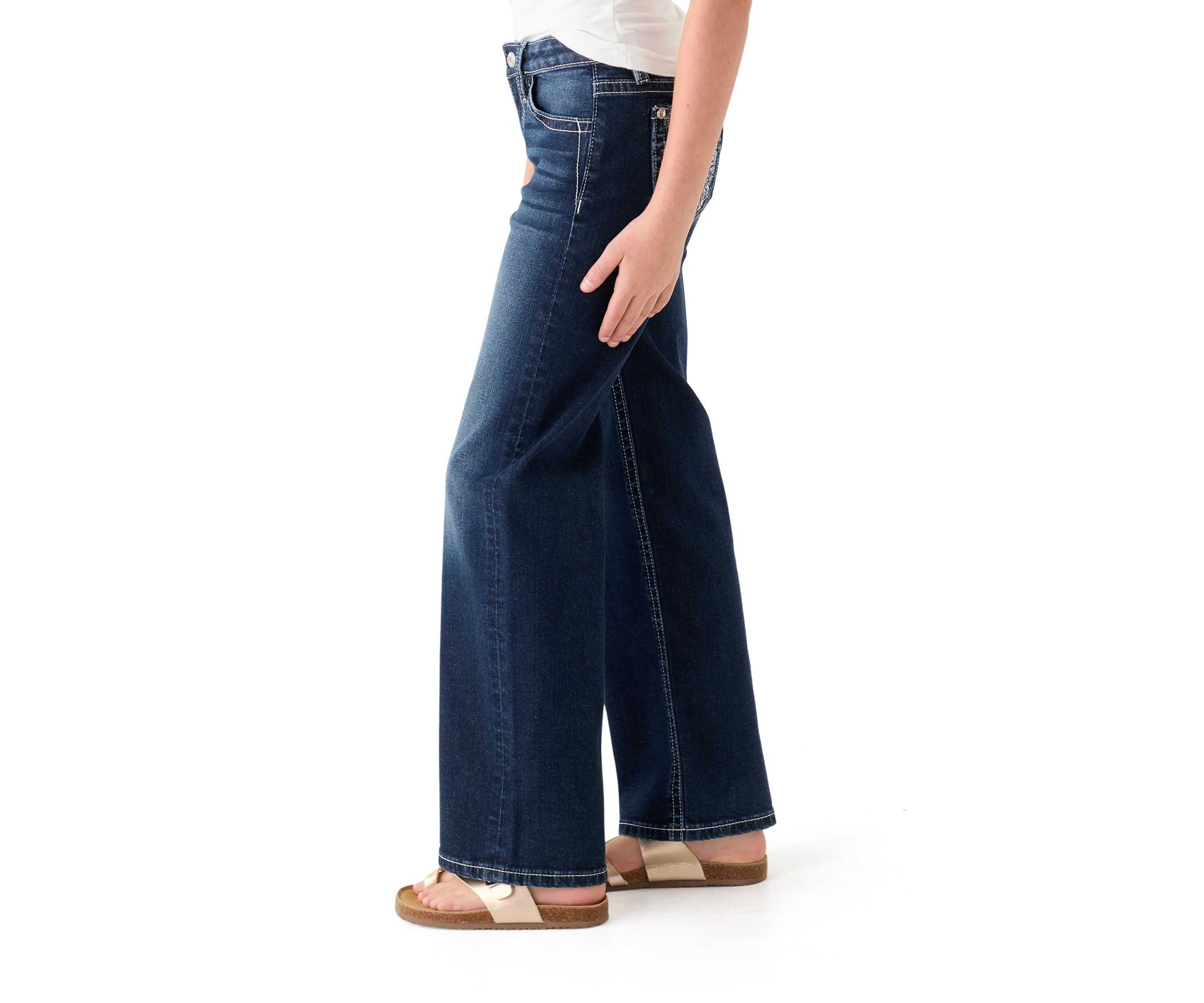 Girls 7-16 Wings Bootcut Jeans