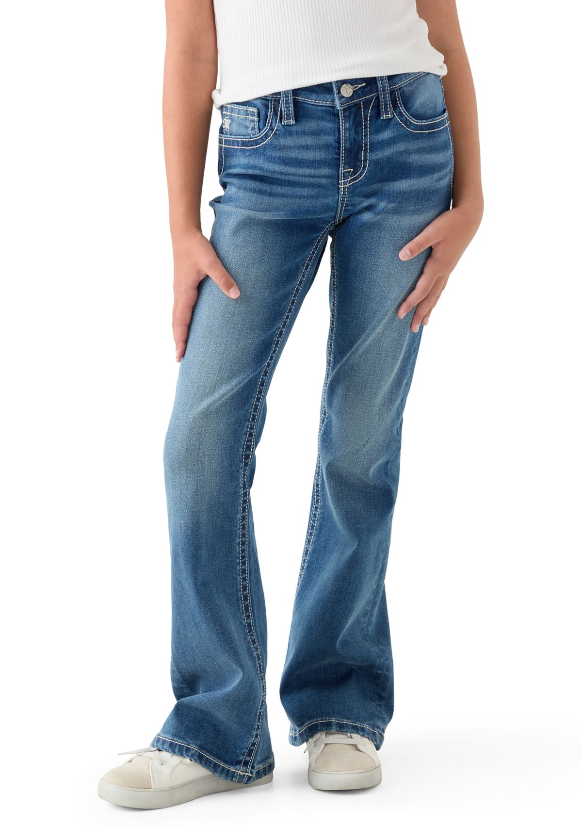 Girls 7-16 Fleur Pocket Jeans 