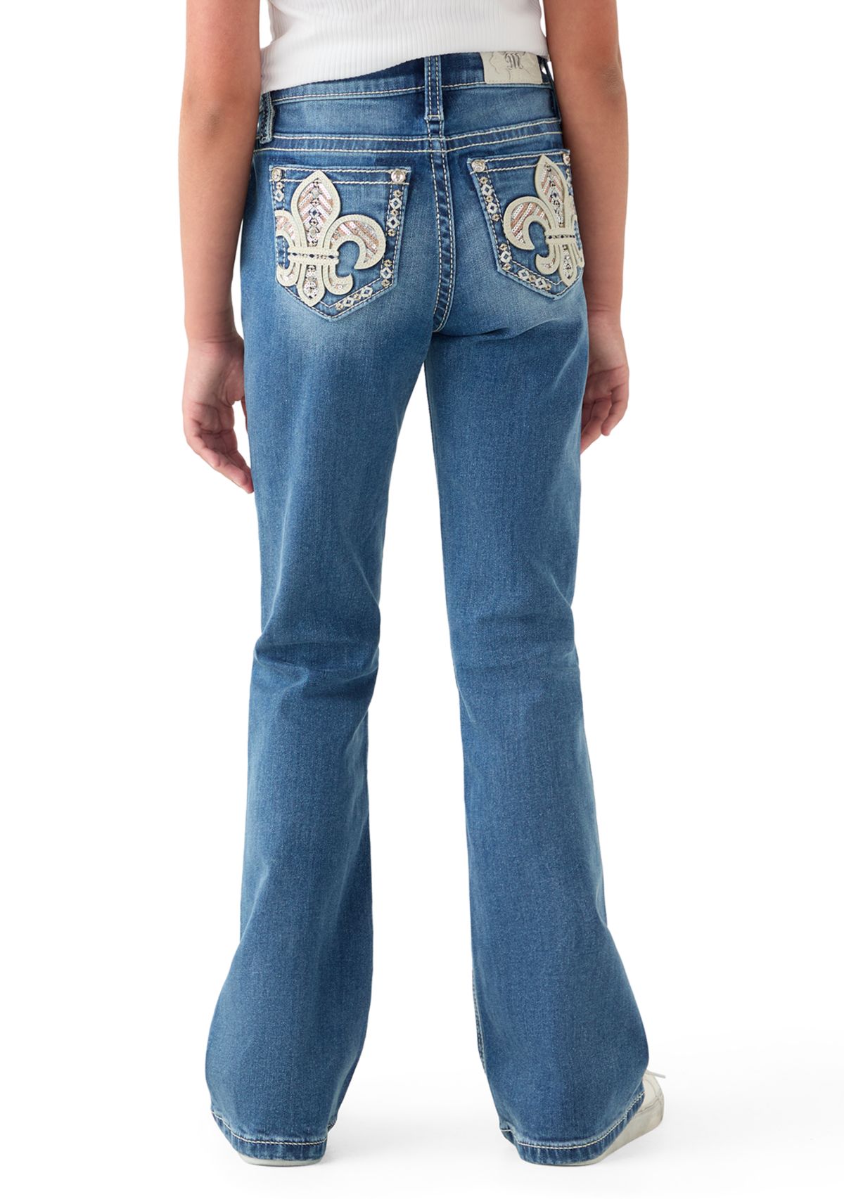 Girls 7-16 Fleur Pocket Jeans 
